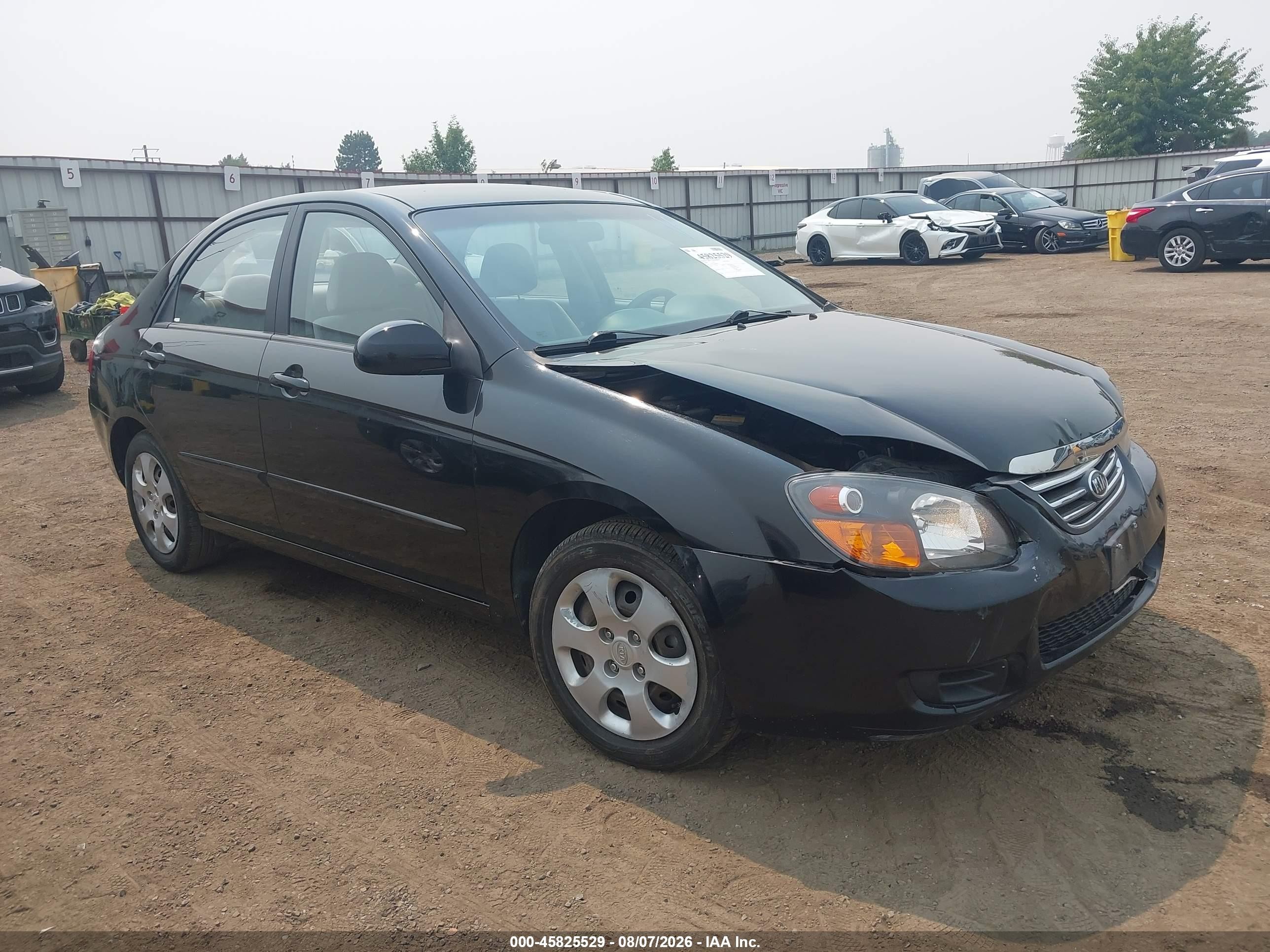 2009 Kia Spectra Ex Black vin: KNAFE222195667971
