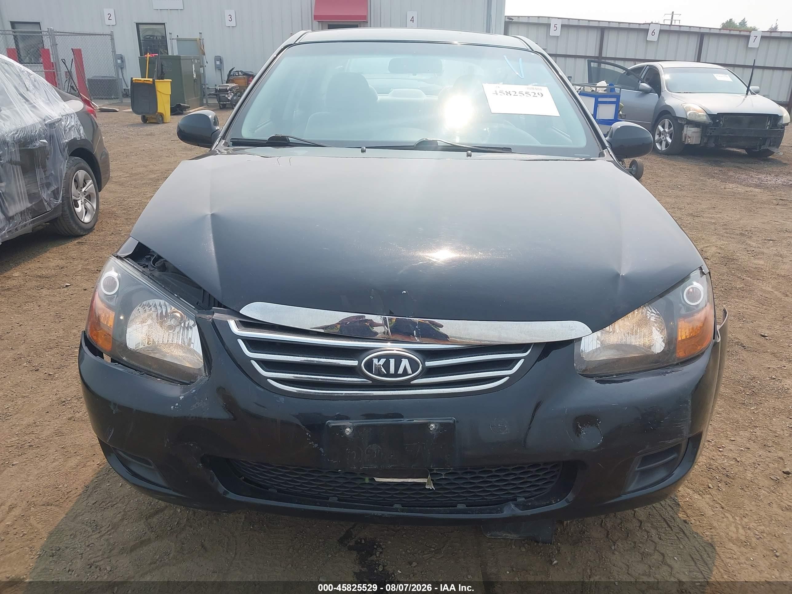 2009 Kia Spectra Ex Black vin: KNAFE222195667971
