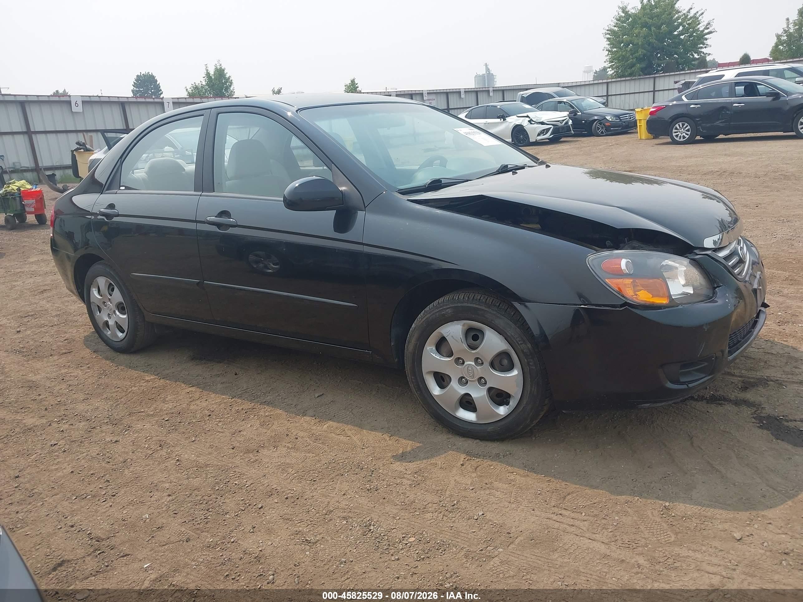2009 Kia Spectra Ex Black vin: KNAFE222195667971