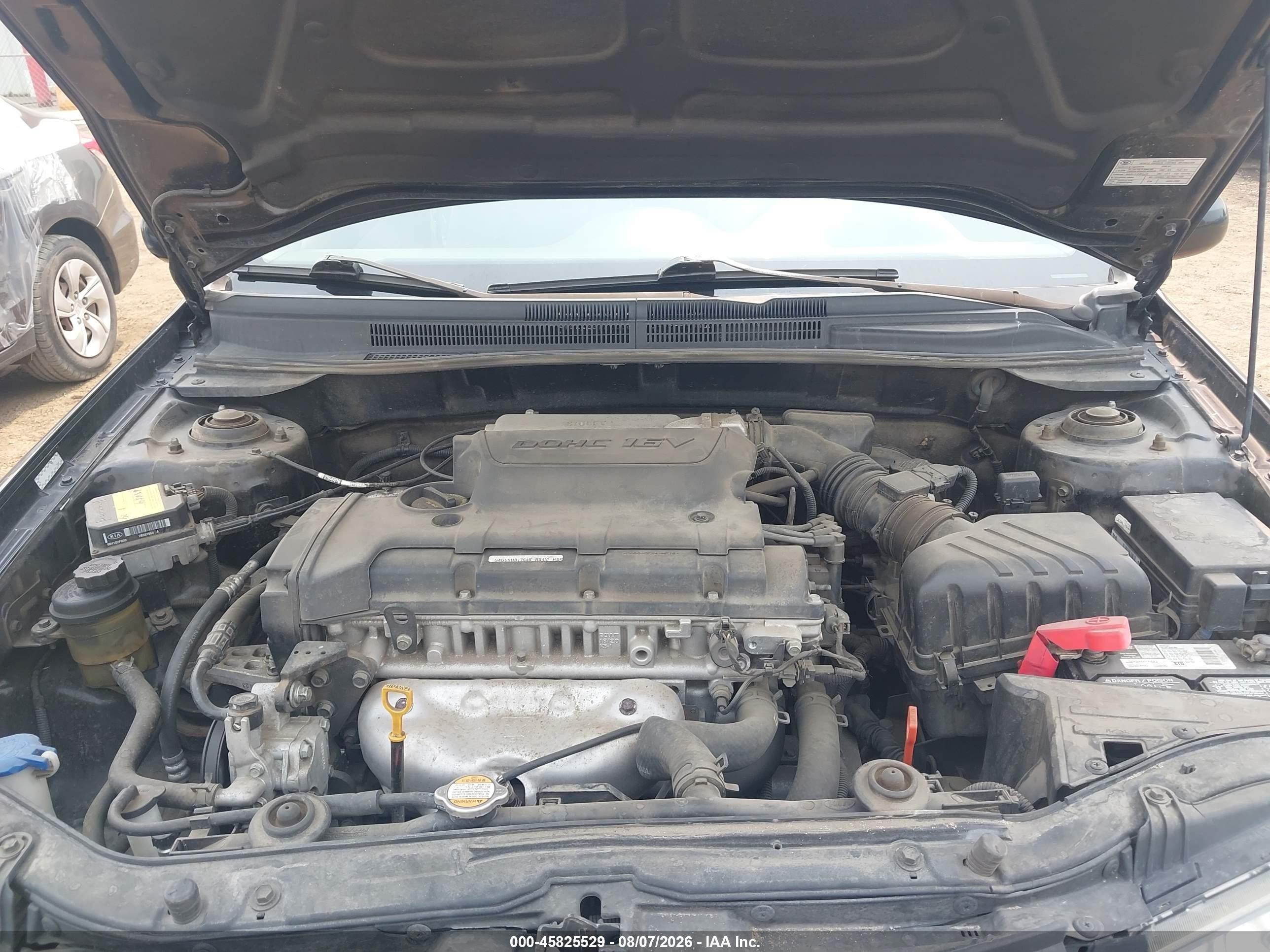 2009 Kia Spectra Ex Black vin: KNAFE222195667971