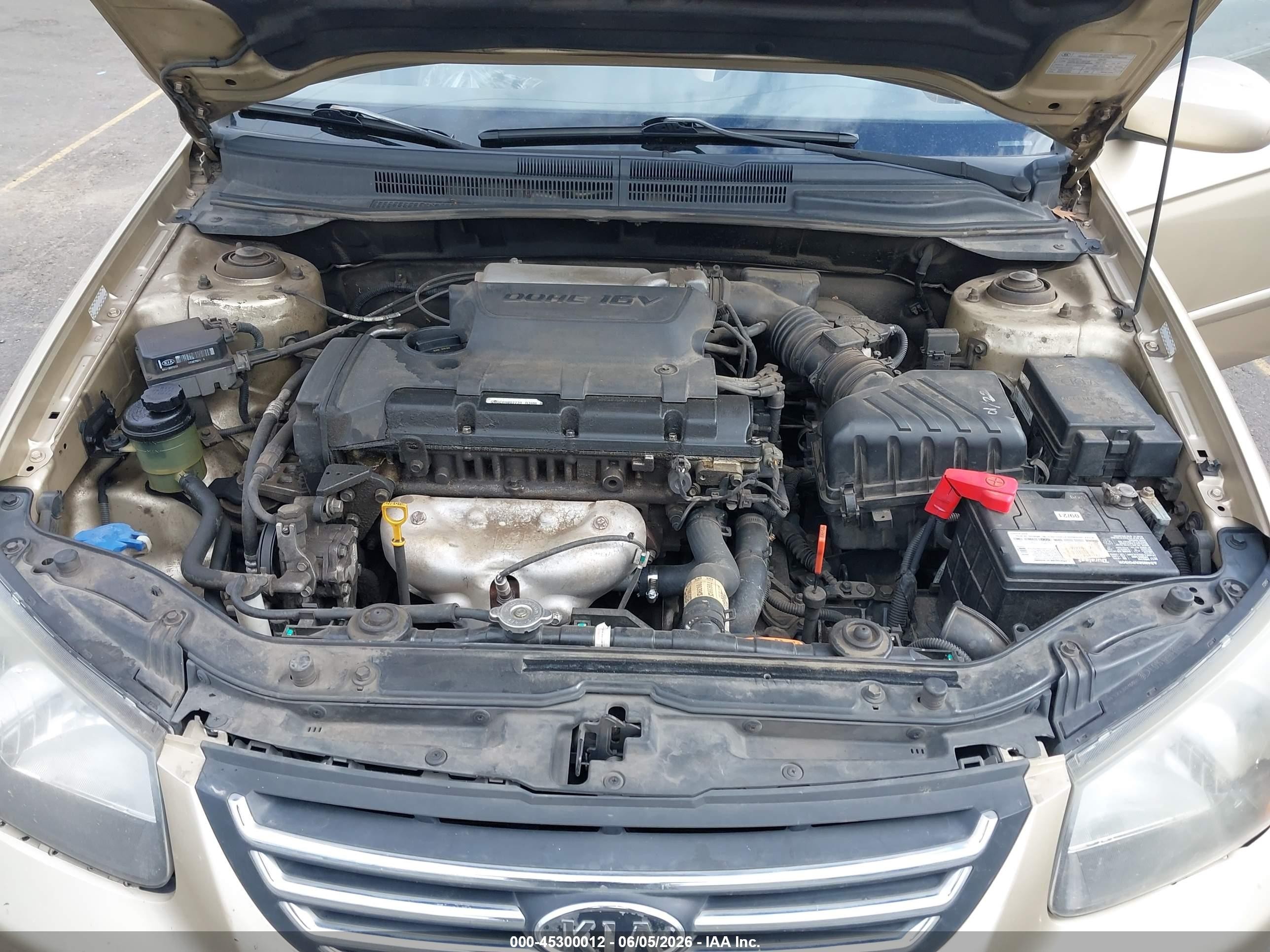 2009 Kia Spectra Ex Gold vin: KNAFE222495658925