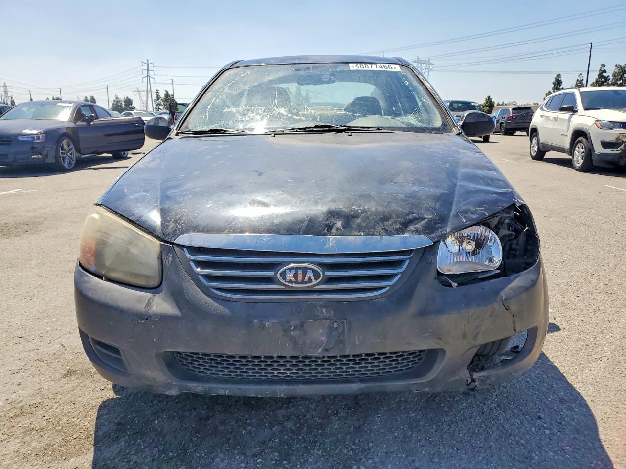 2009 Kia Spectra Ex Automatic Черный vin: KNAFE222595664880