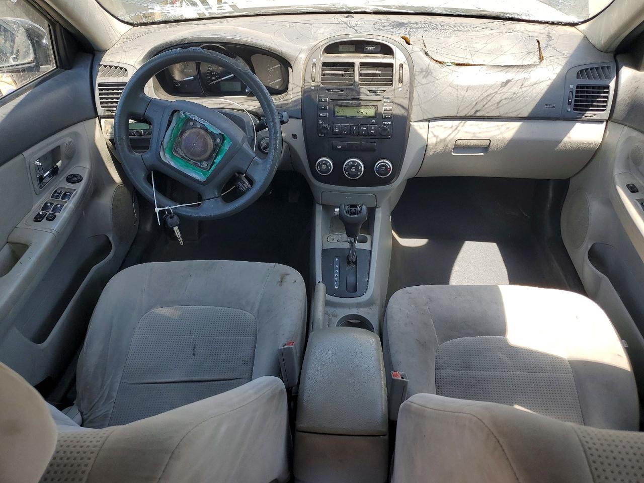 2009 Kia Spectra Ex Automatic Черный vin: KNAFE222595664880