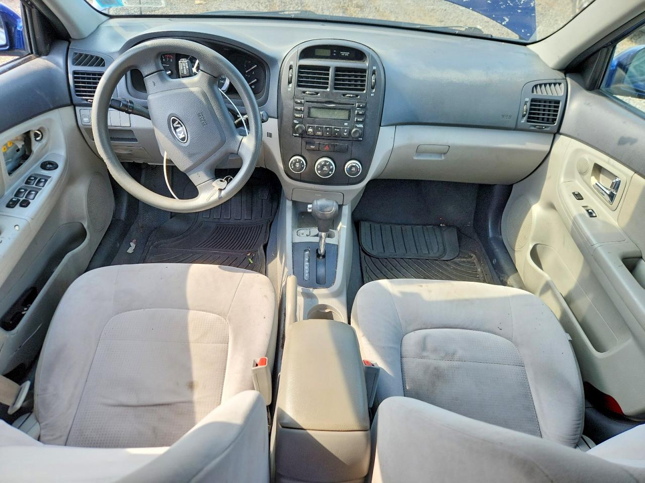 2009 Kia Spectra Lx Синий vin: KNAFE222695637817