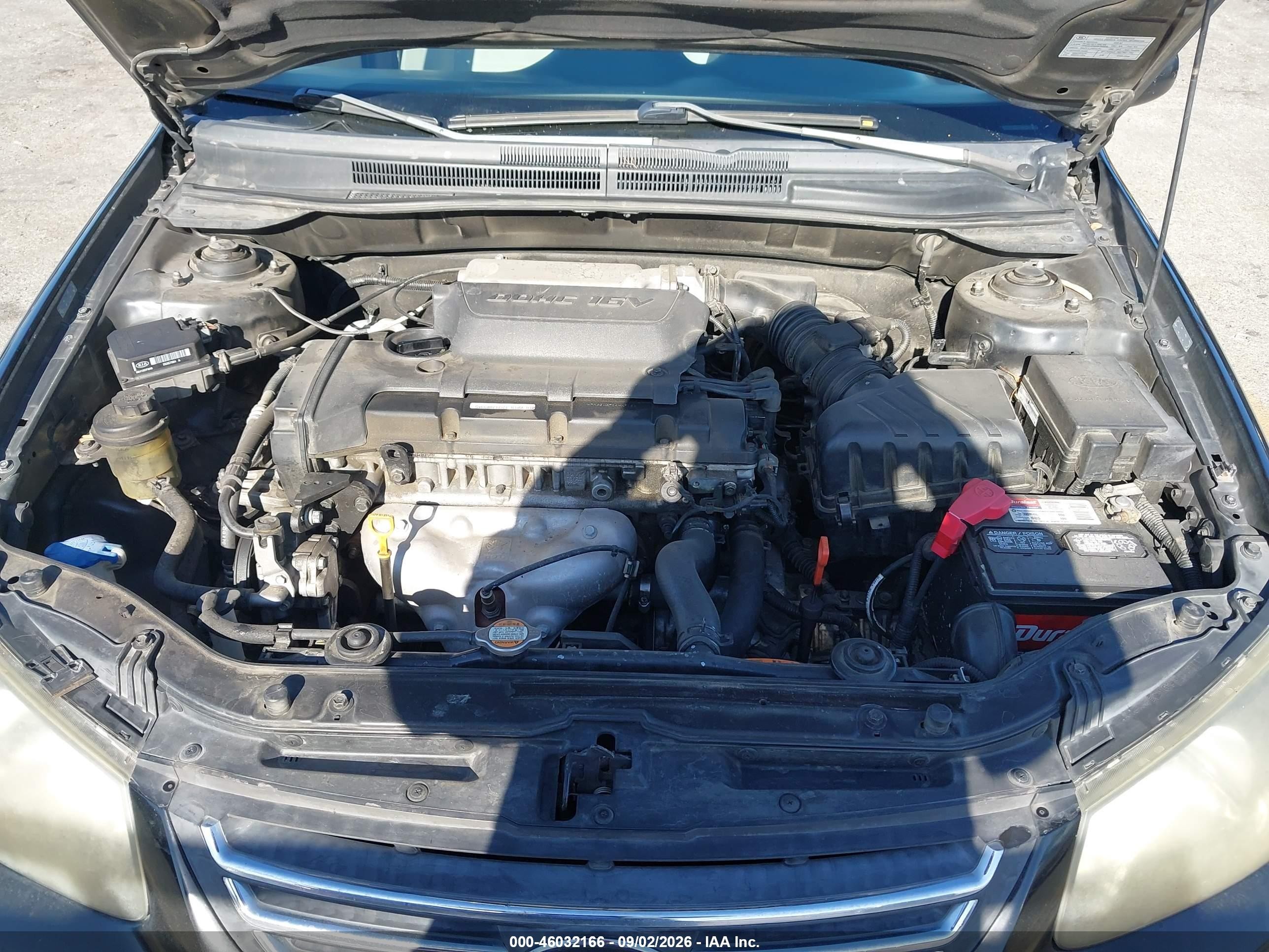 2009 Kia Spectra Ex Черный vin: KNAFE222795642539