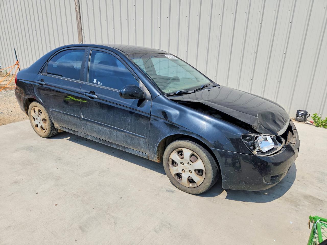 2009 Kia Spectra Lx Черный vin: KNAFE222795659745