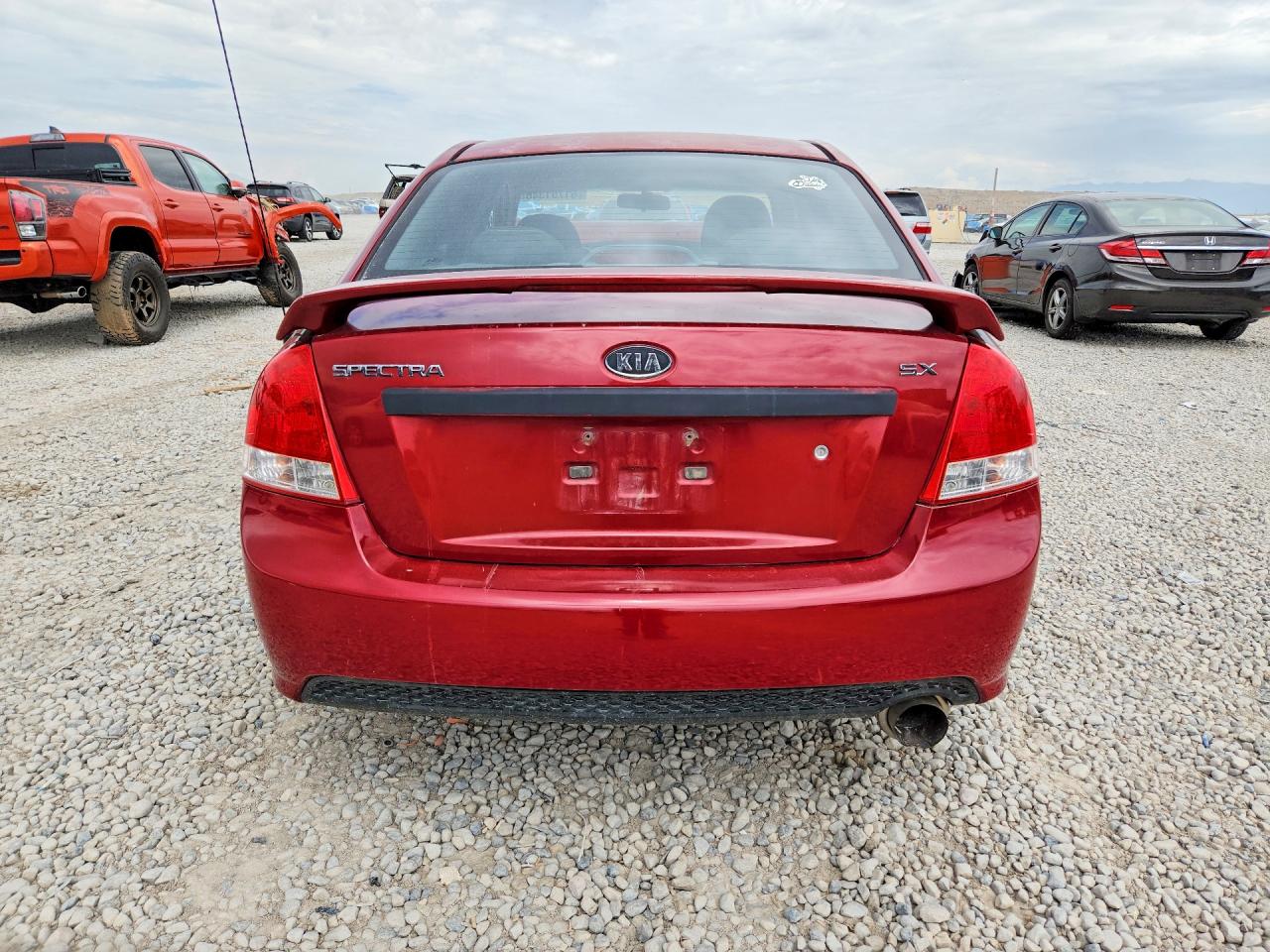 2009 Kia Spectra Lx Красный vin: KNAFE222895027434