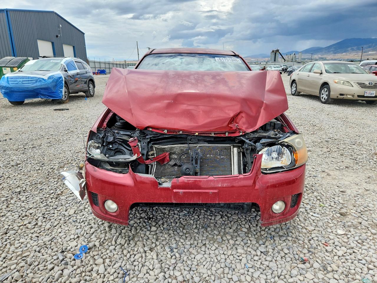 2009 Kia Spectra Lx Красный vin: KNAFE222895027434