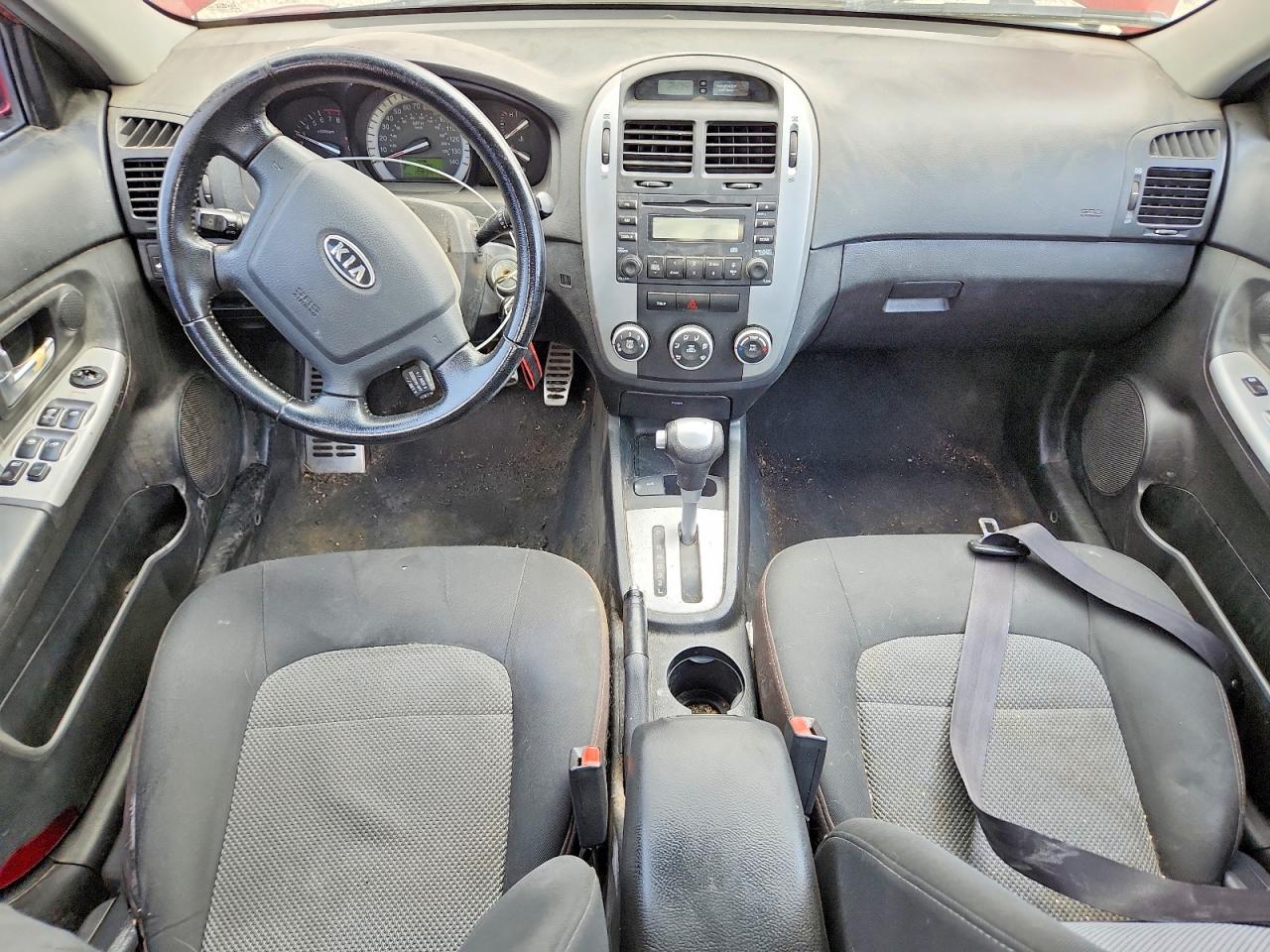 2009 Kia Spectra Lx Красный vin: KNAFE222895027434
