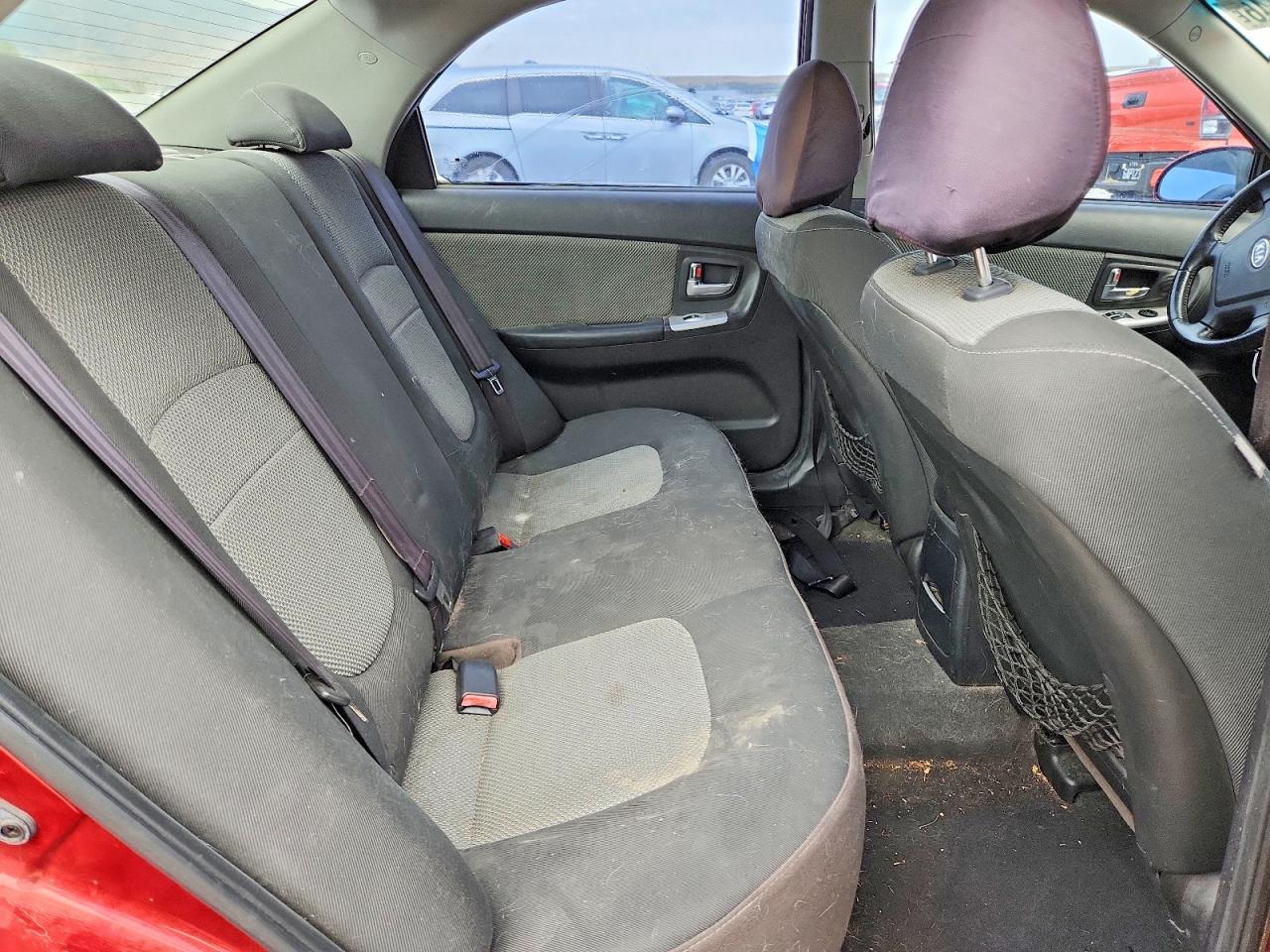 2009 Kia Spectra Lx Красный vin: KNAFE222895027434