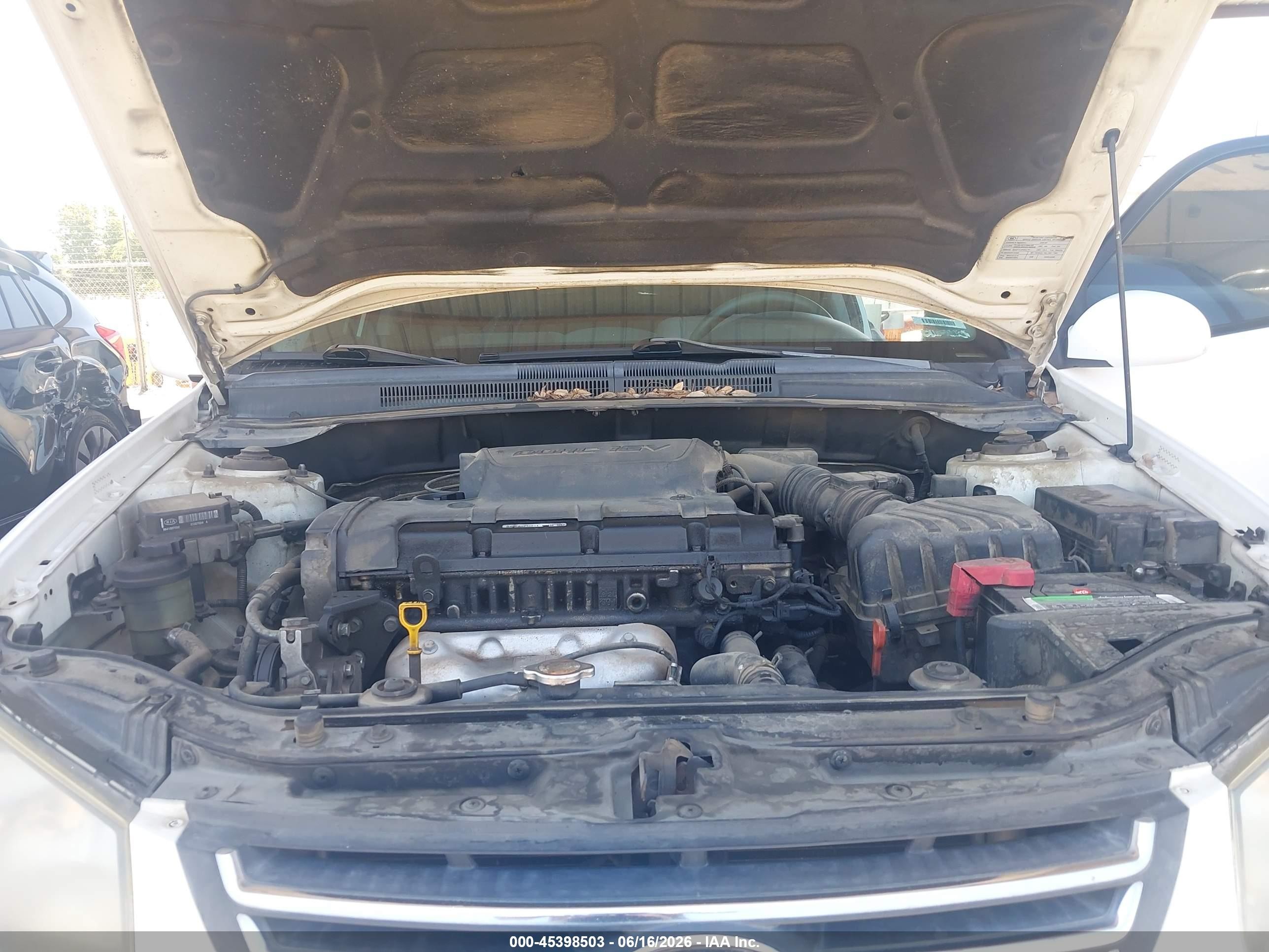 2009 Kia Spectra Ex White vin: KNAFE222895637057