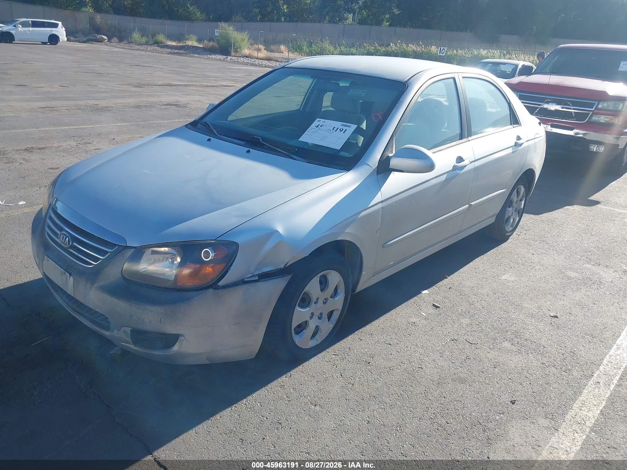 2009 Kia Spectra Ex Silver vin: KNAFE222995645796