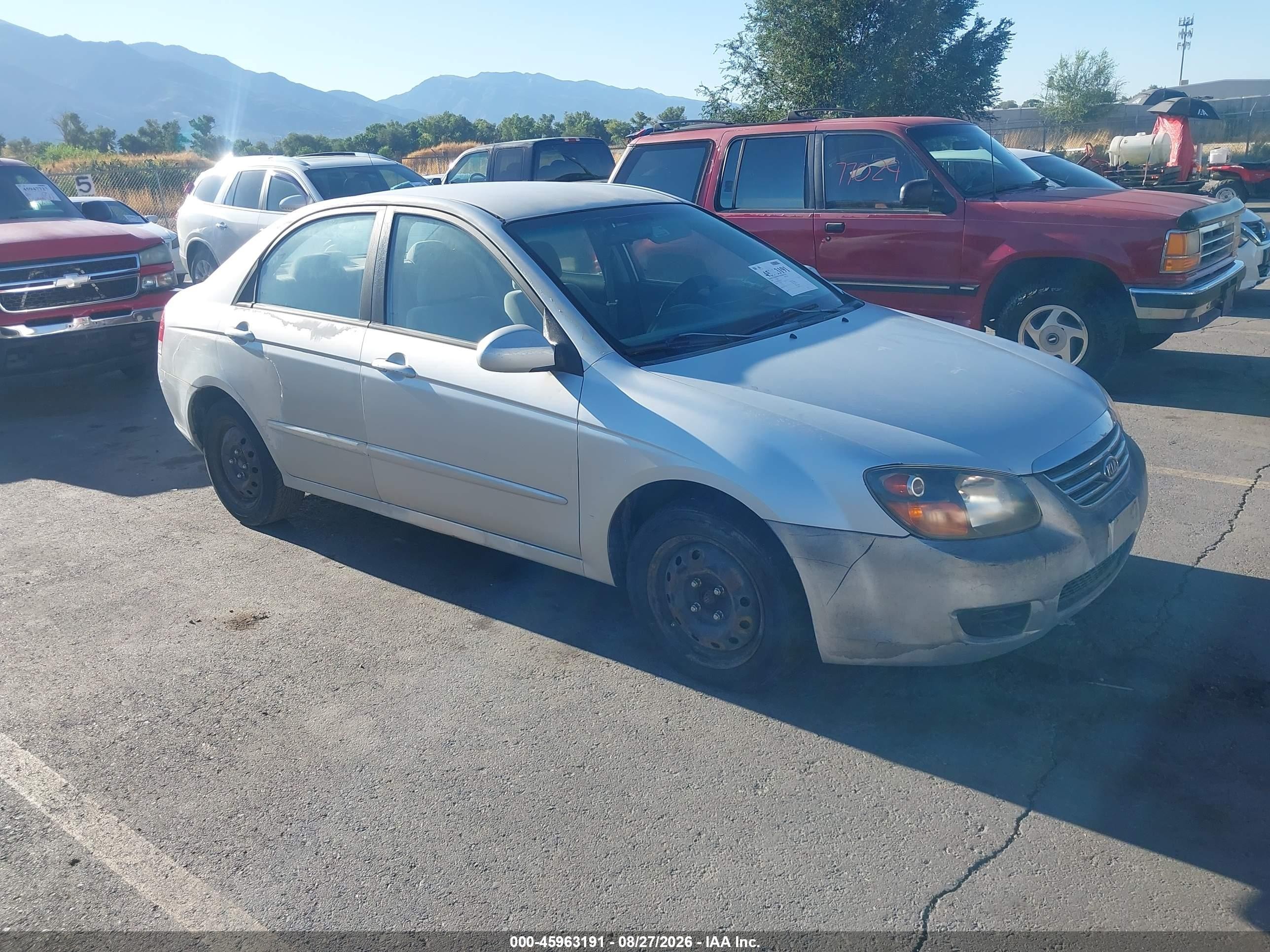2009 Kia Spectra Ex Silver vin: KNAFE222995645796