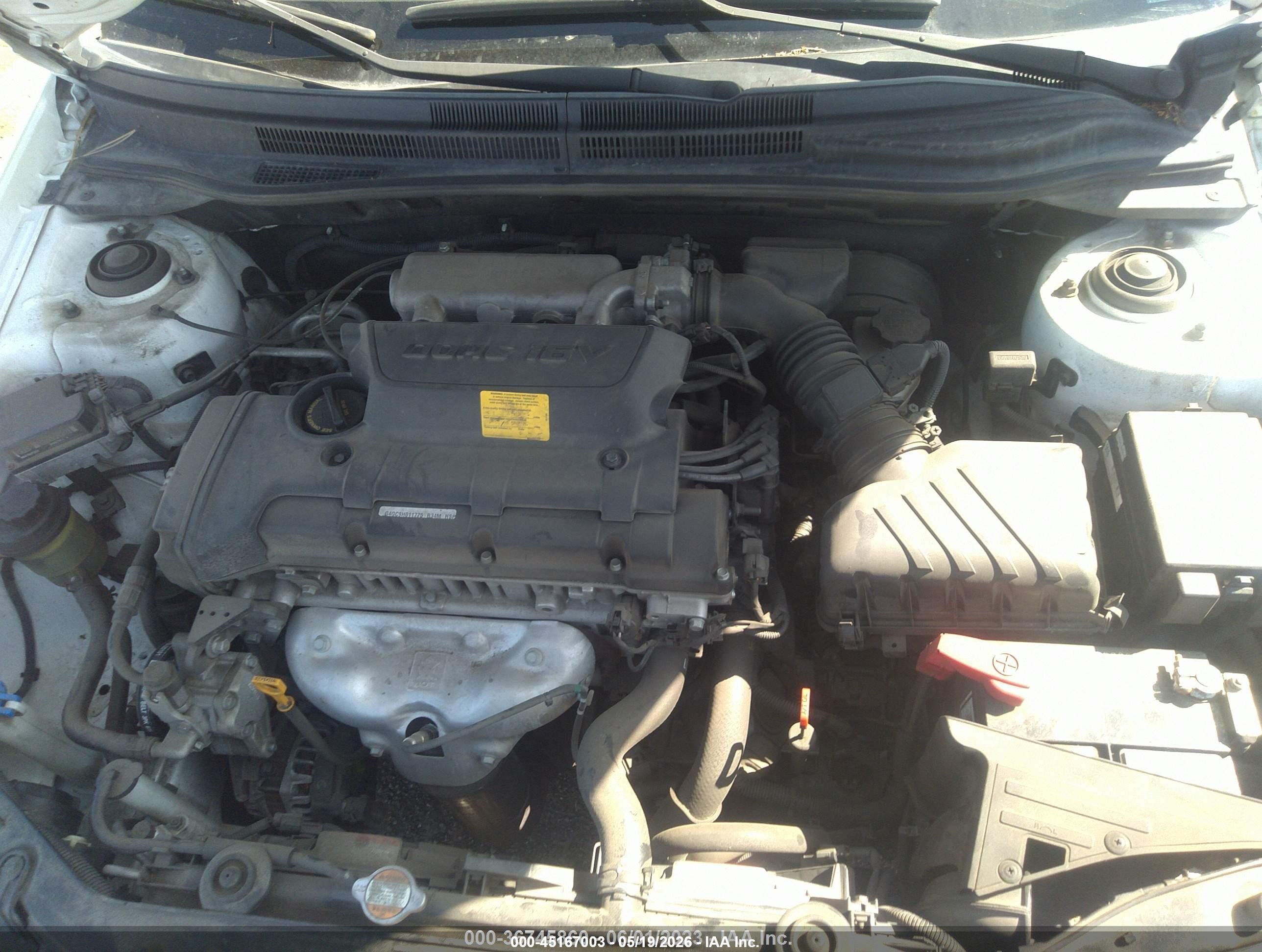 2009 Kia Spectra Ex White vin: KNAFE222X95662154