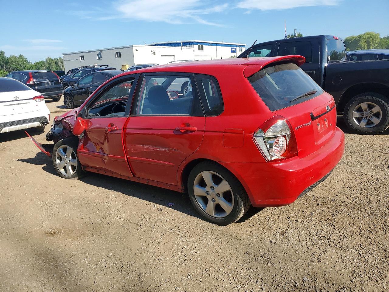 2009 Kia Spectra Sx Red vin: KNAFE241095023169