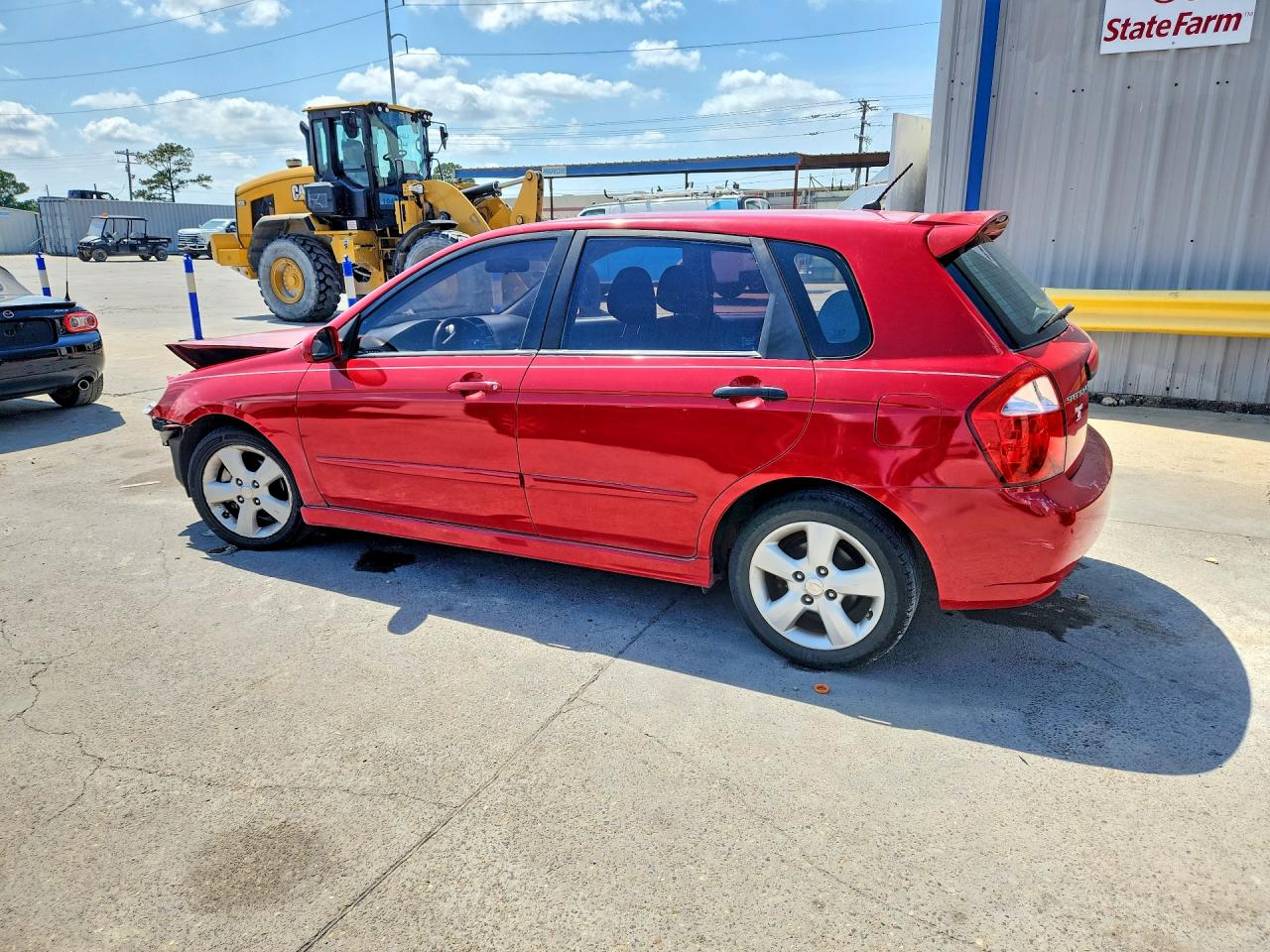2009 Kia Spectra Sx Red vin: KNAFE241595024771