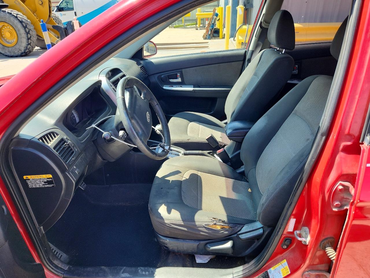 2009 Kia Spectra Sx Red vin: KNAFE241595024771