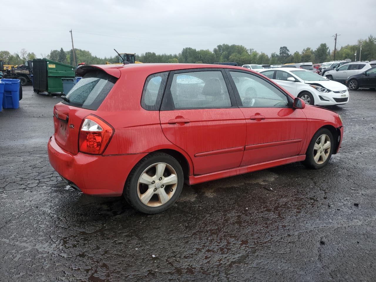 2009 Kia Spectra Sx Red vin: KNAFE242595025461