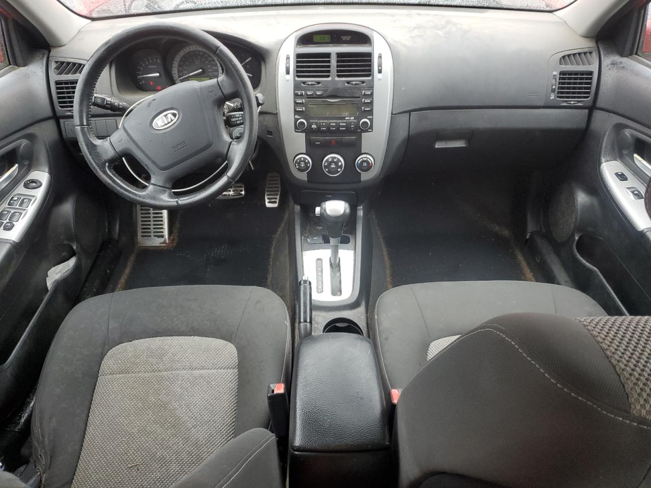 2009 Kia Spectra Sx Red vin: KNAFE242595025461