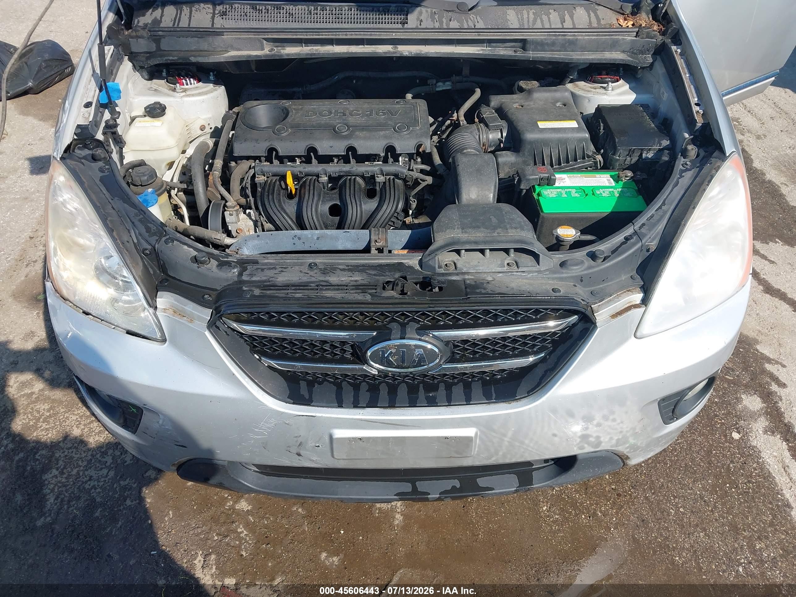 2008 Kia Rondo Ex Silver vin: KNAFG525387199444