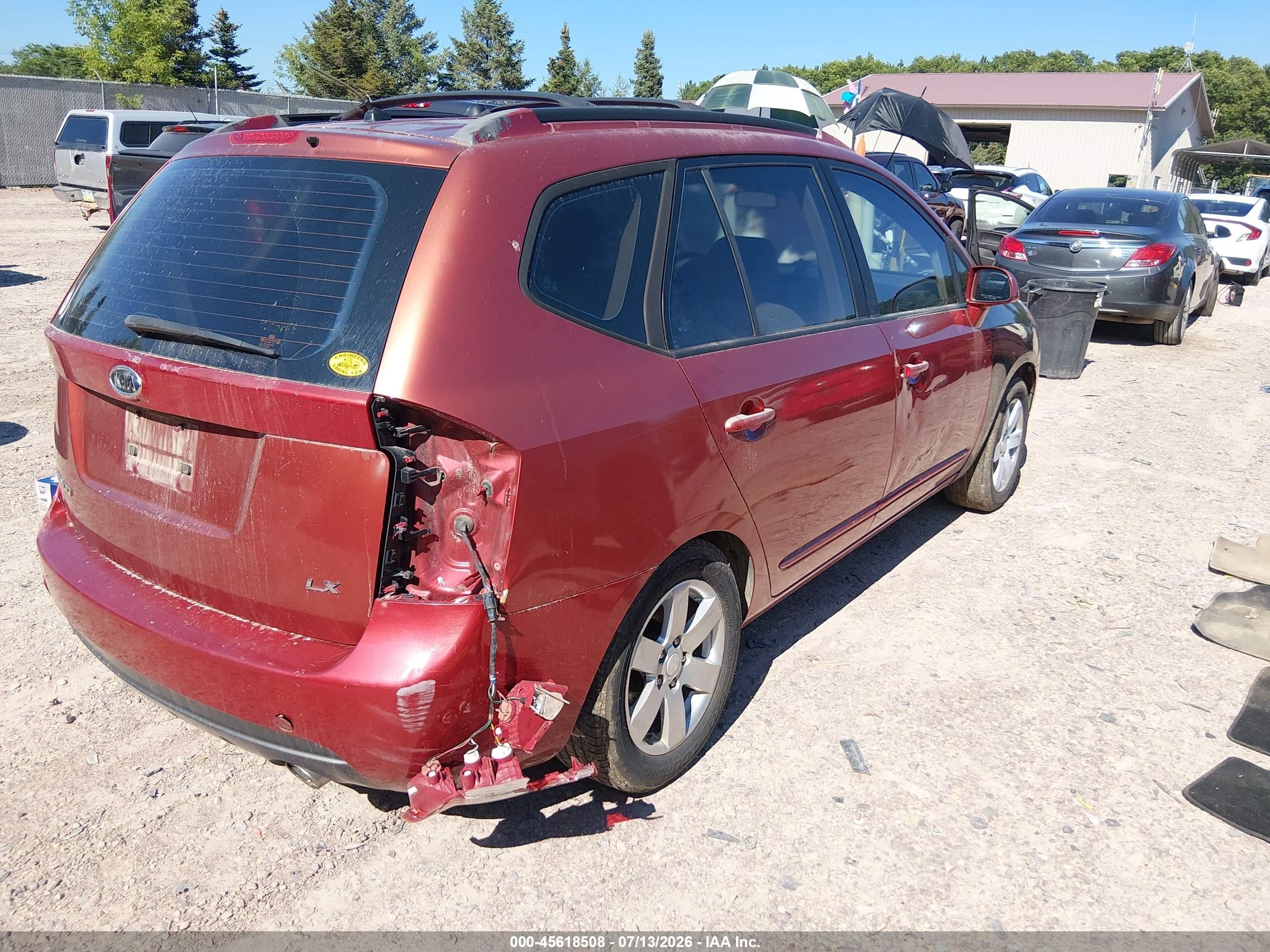 2007 Kia Rondo Lx Gold vin: KNAFG525677121576