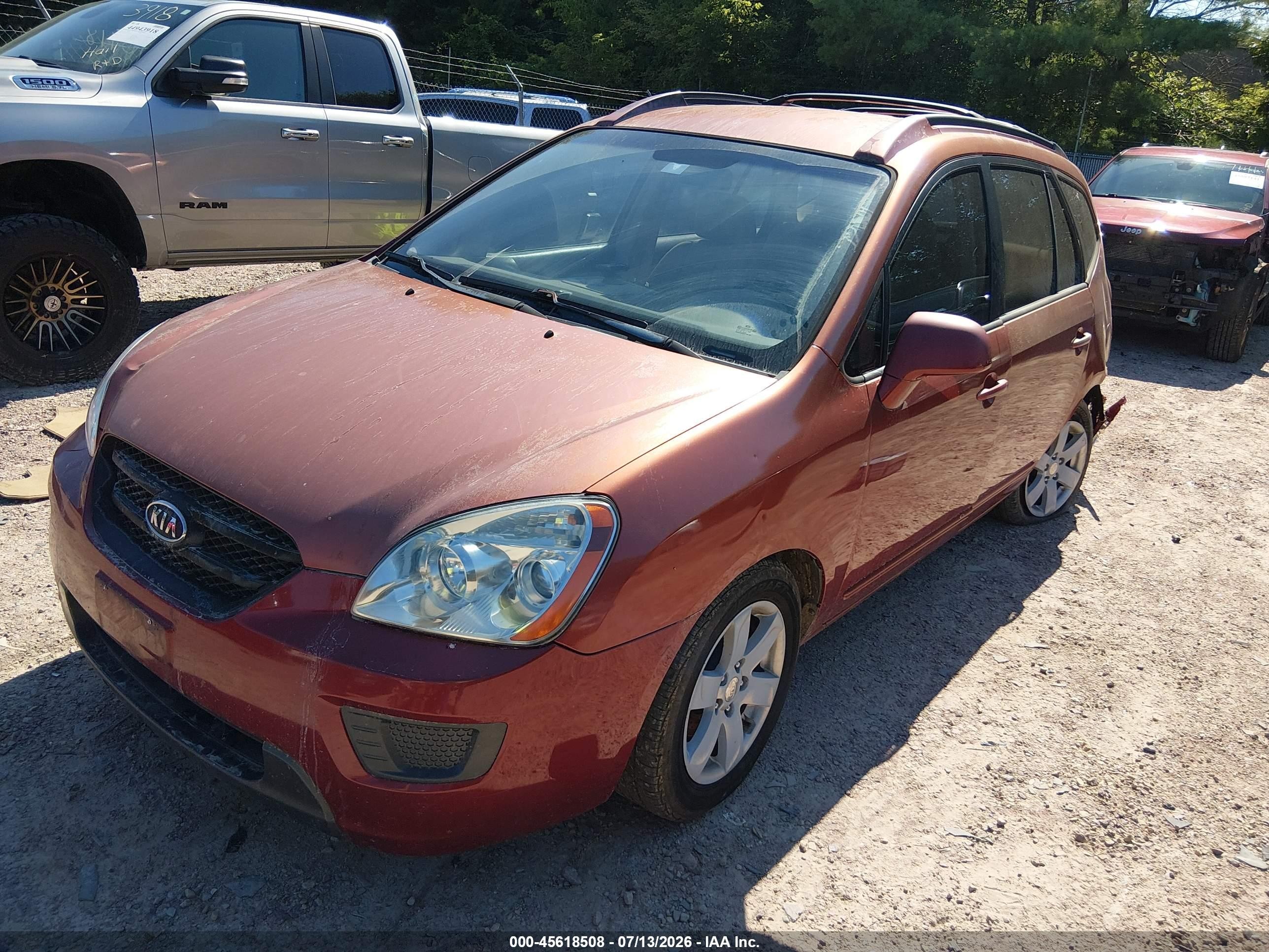 2007 Kia Rondo Lx Gold vin: KNAFG525677121576