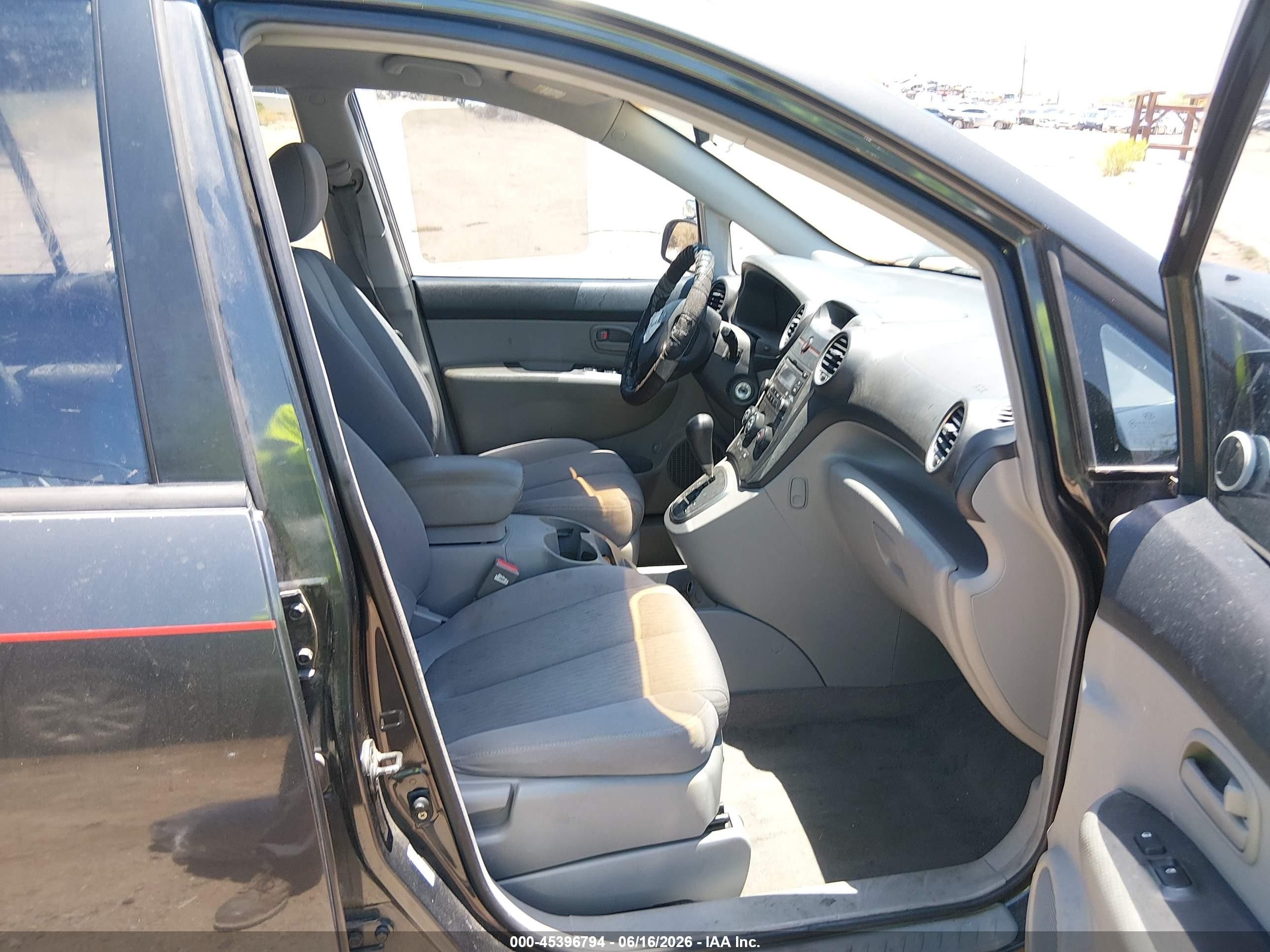 2007 Kia Rondo Lx Gray vin: KNAFG525777090628