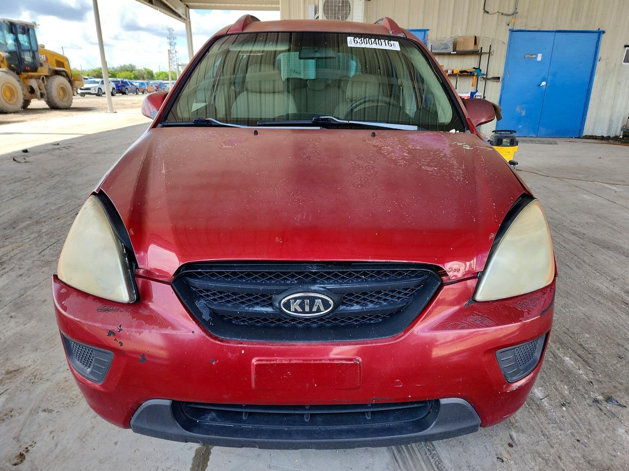 2007 Kia Rondo Lx Red vin: KNAFG525X77052486
