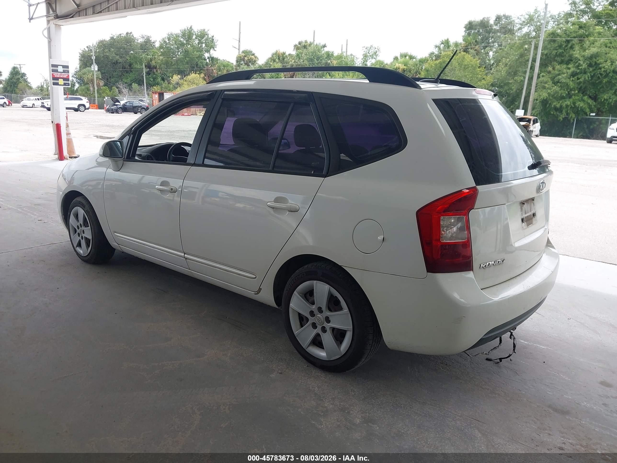 2009 Kia Rondo Lx V6 Белый vin: KNAFG526097252238