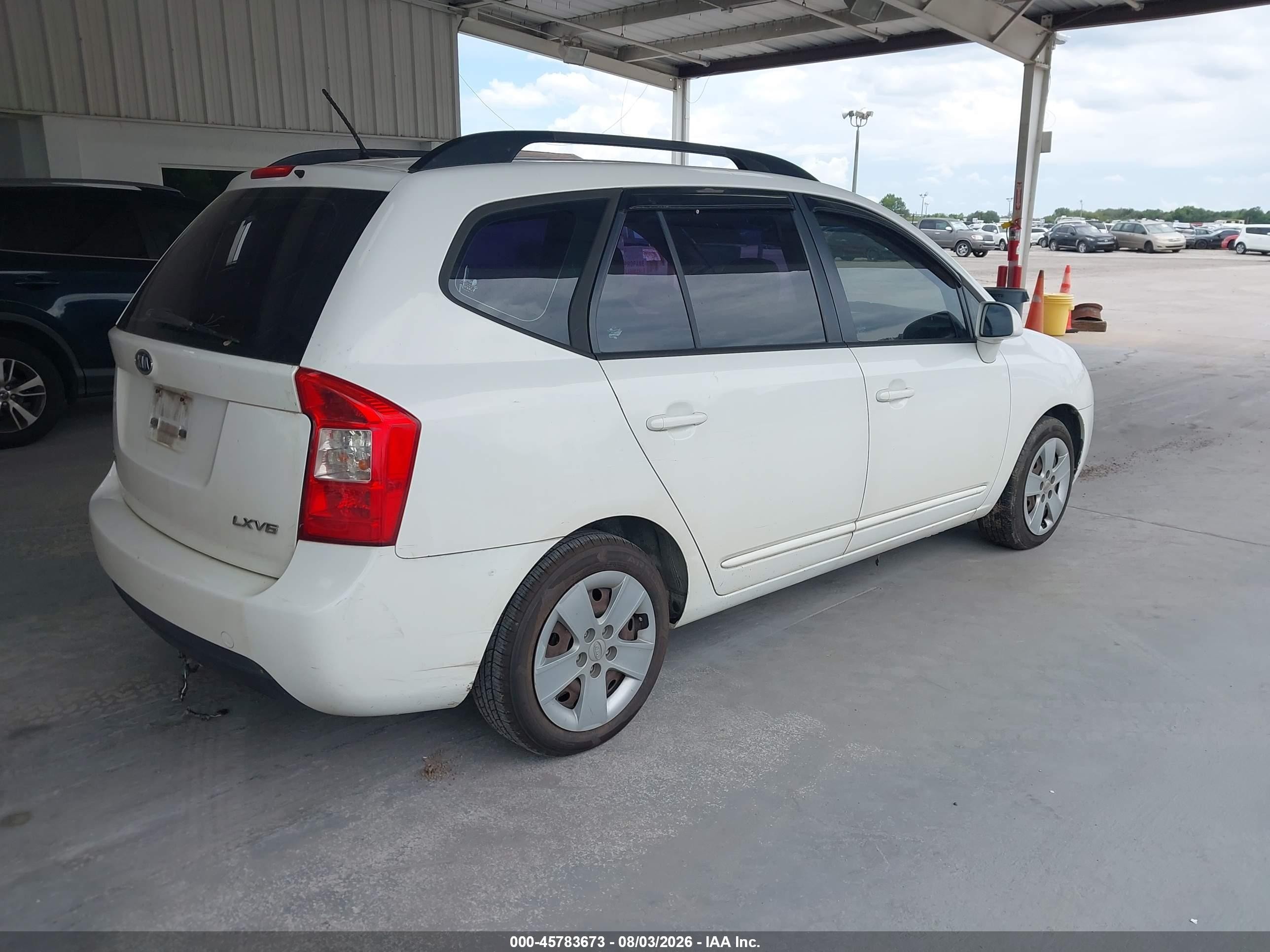 2009 Kia Rondo Lx V6 Белый vin: KNAFG526097252238