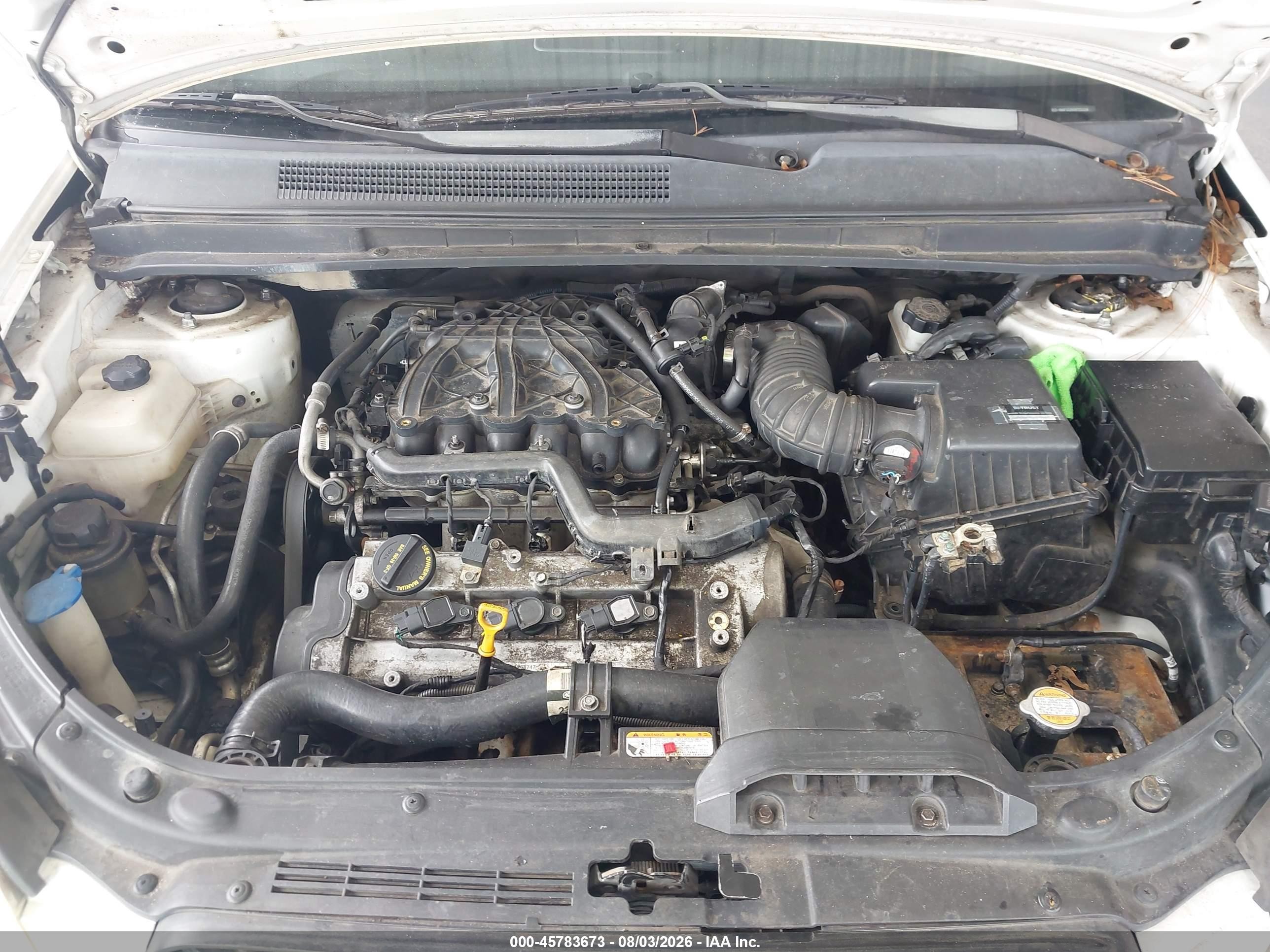 2009 Kia Rondo Lx V6 Белый vin: KNAFG526097252238