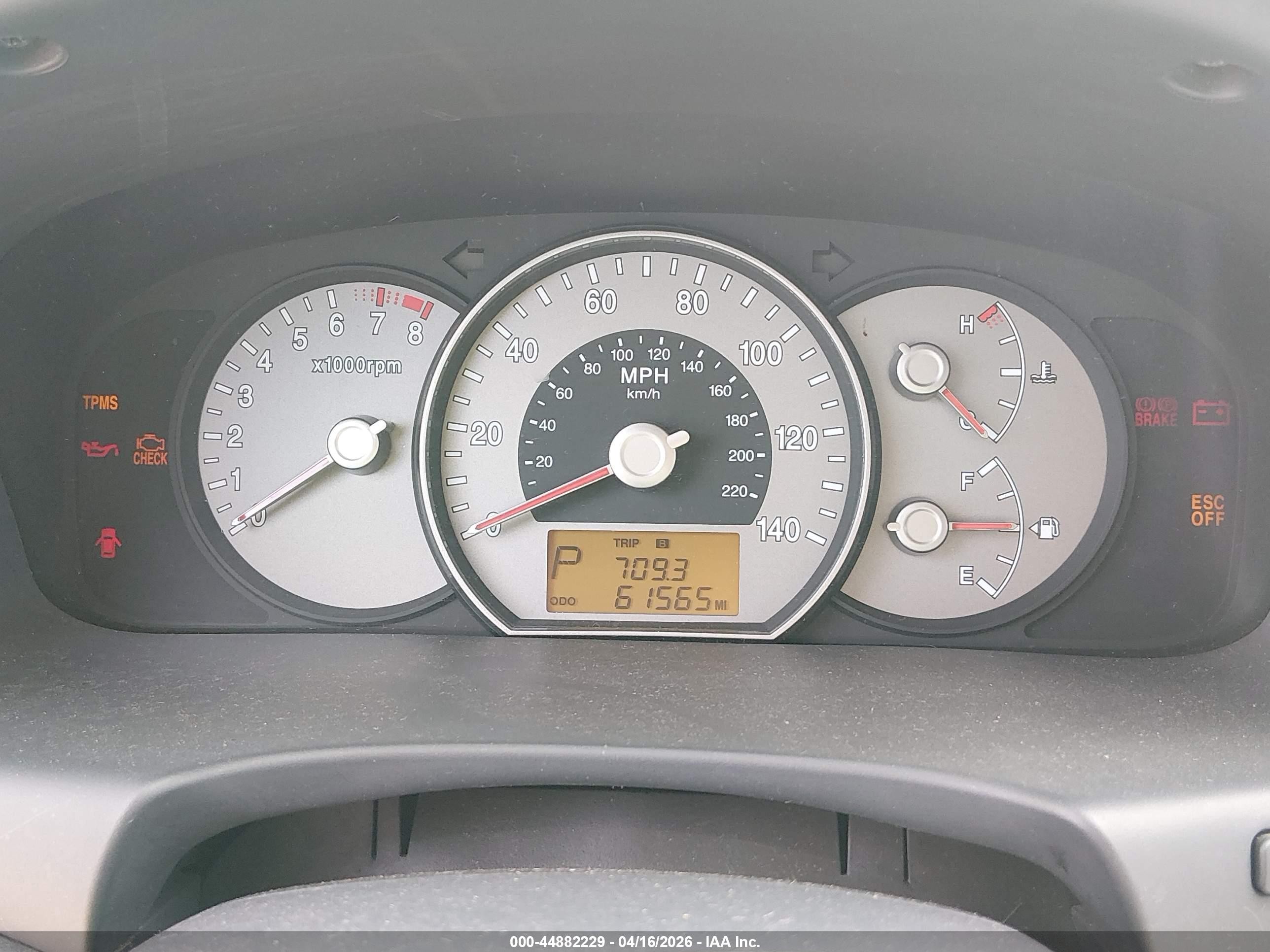 2007 Kia Rondo Ex V6 Blue vin: KNAFG526177104368
