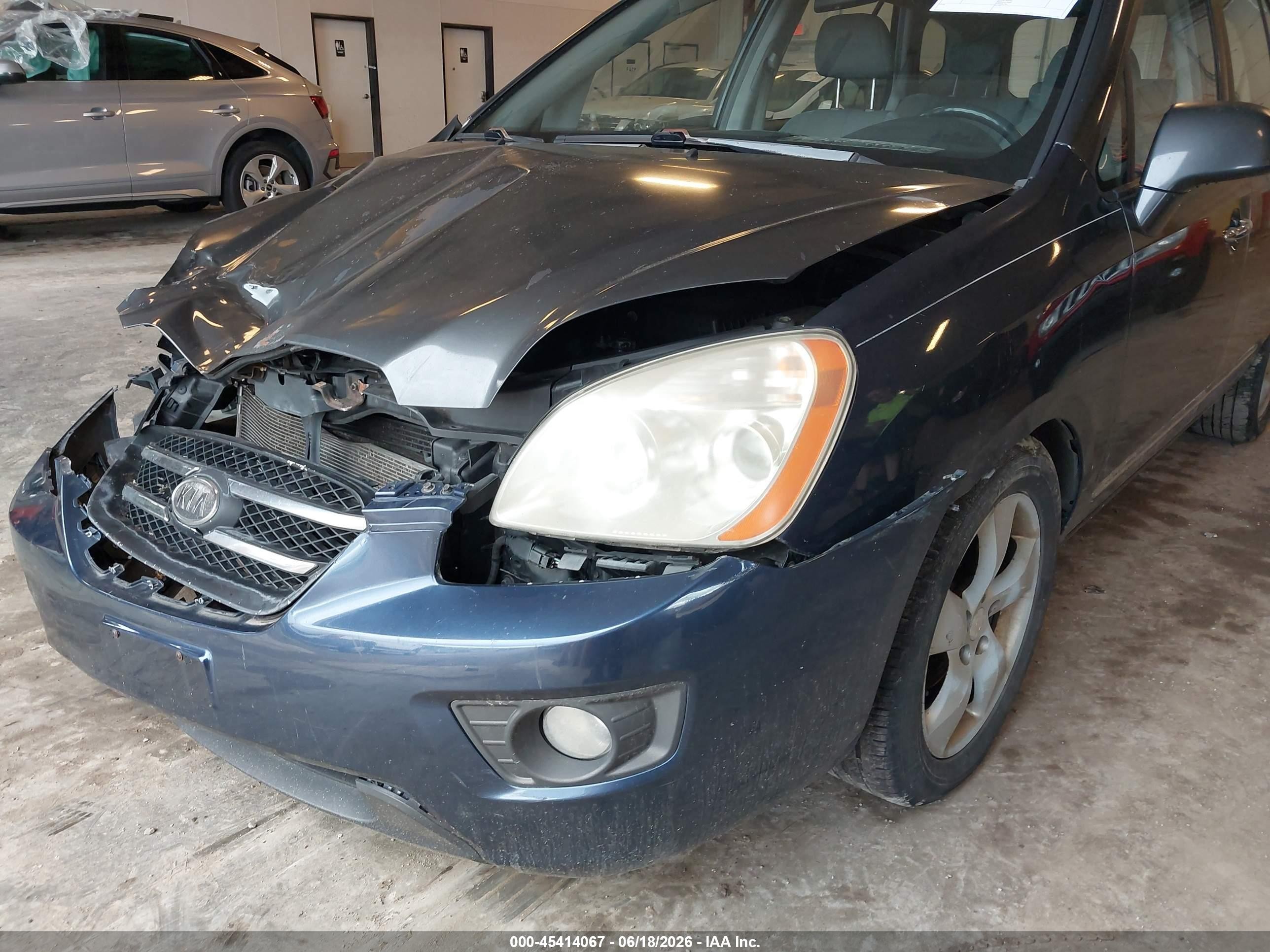 2007 Kia Rondo Ex V6 Gray vin: KNAFG526277097608
