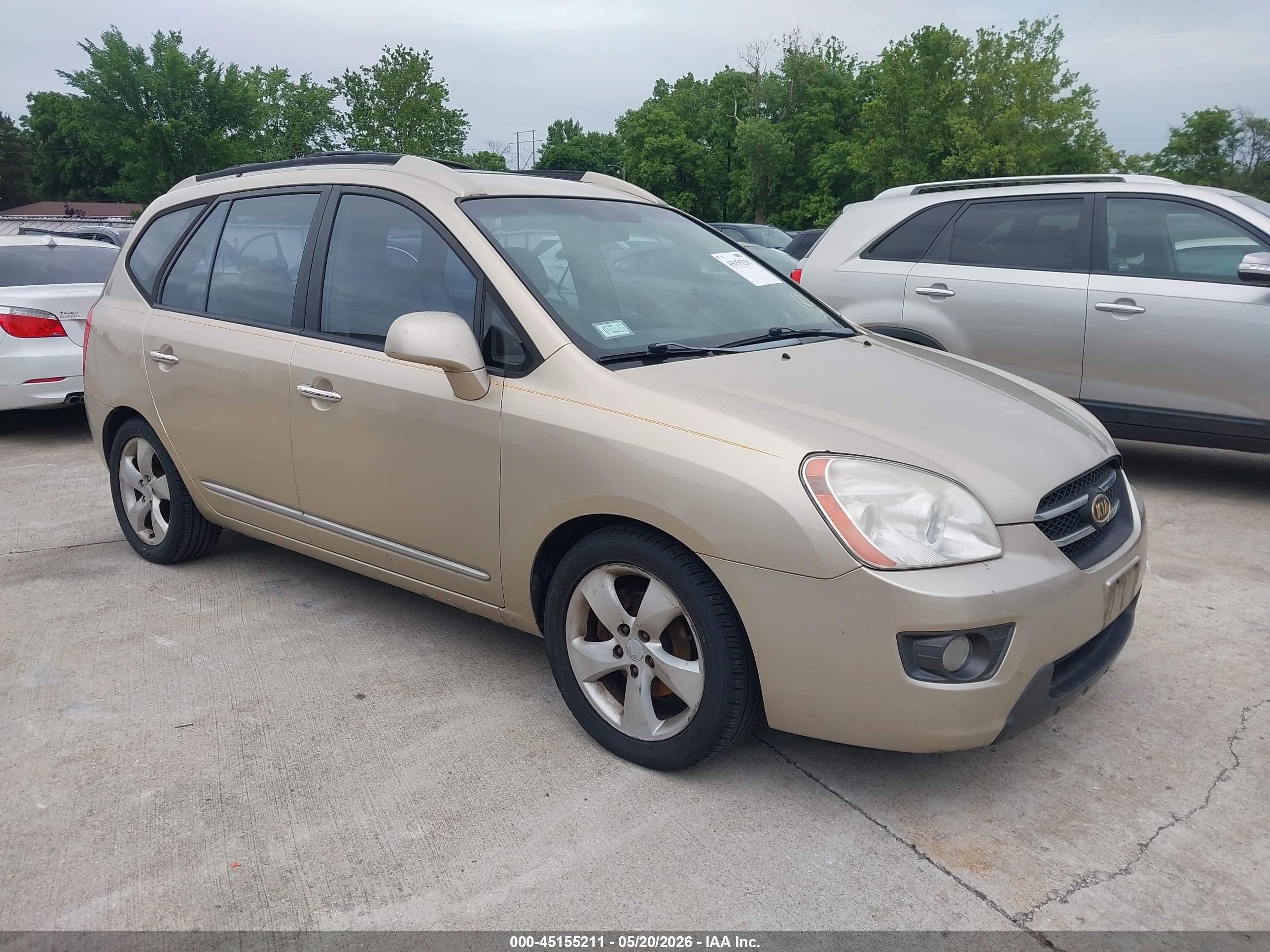 2007 Kia Rondo Ex V6 Gold vin: KNAFG526577053635