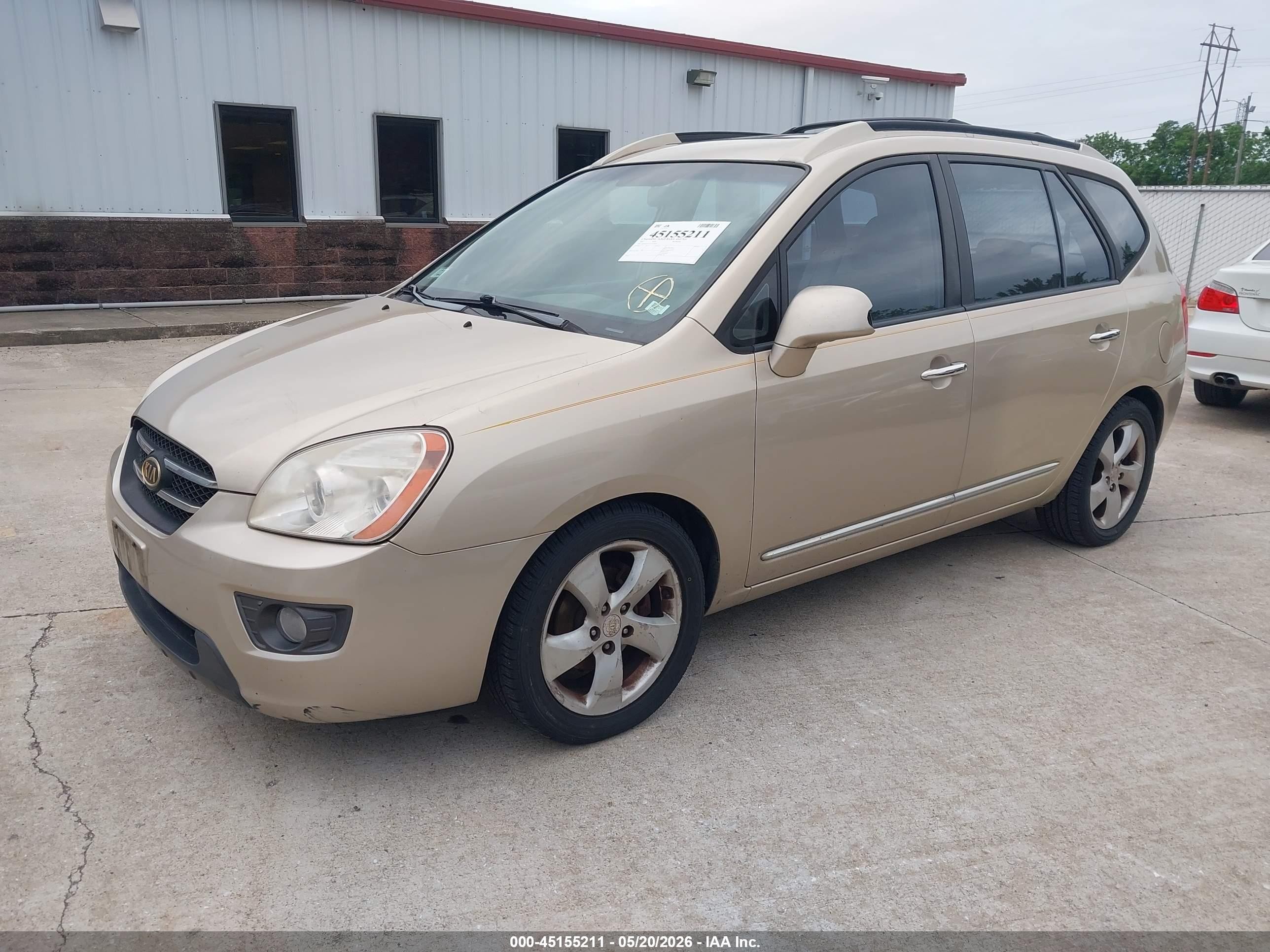 2007 Kia Rondo Ex V6 Gold vin: KNAFG526577053635