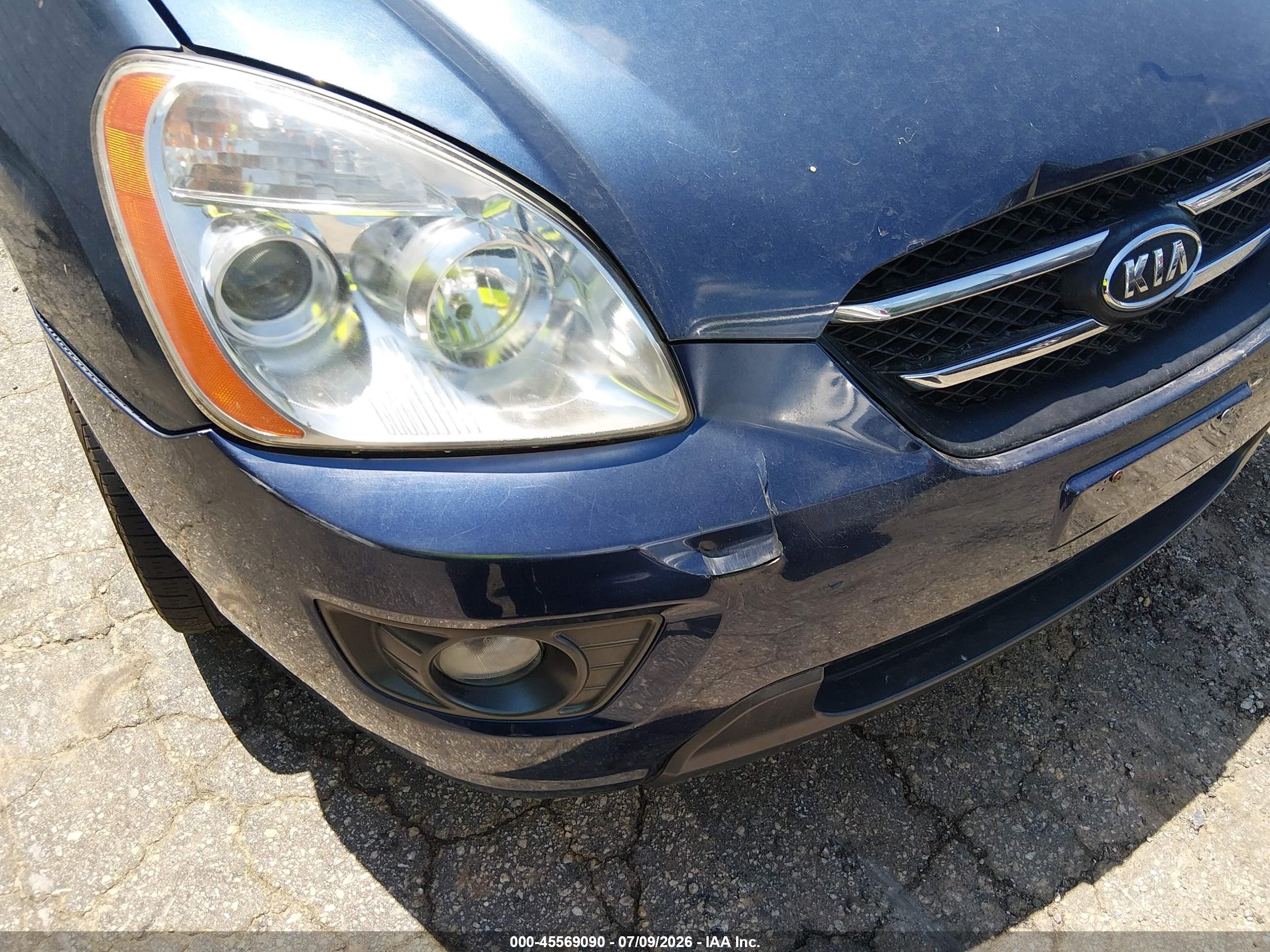 2007 Kia Rondo Ex V6 Navy vin: KNAFG526577118662
