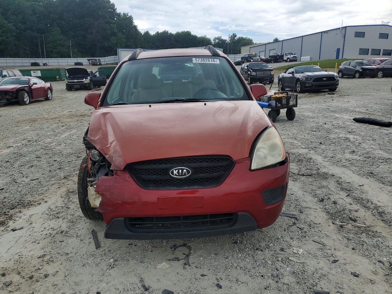 2008 Kia Rondo Lx Red vin: KNAFG526587149704