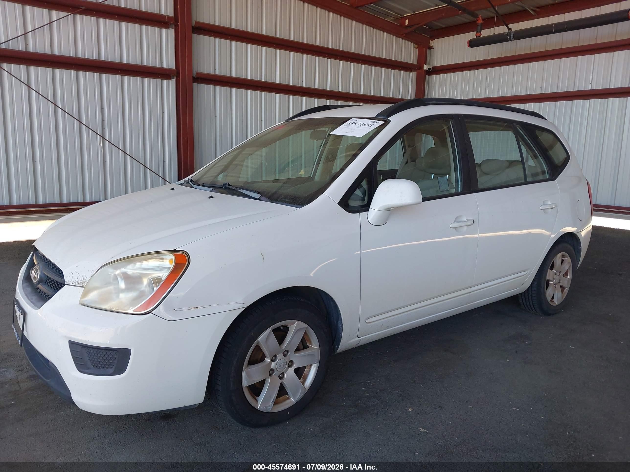 2008 Kia Rondo Lx V6 Белый vin: KNAFG526587151419