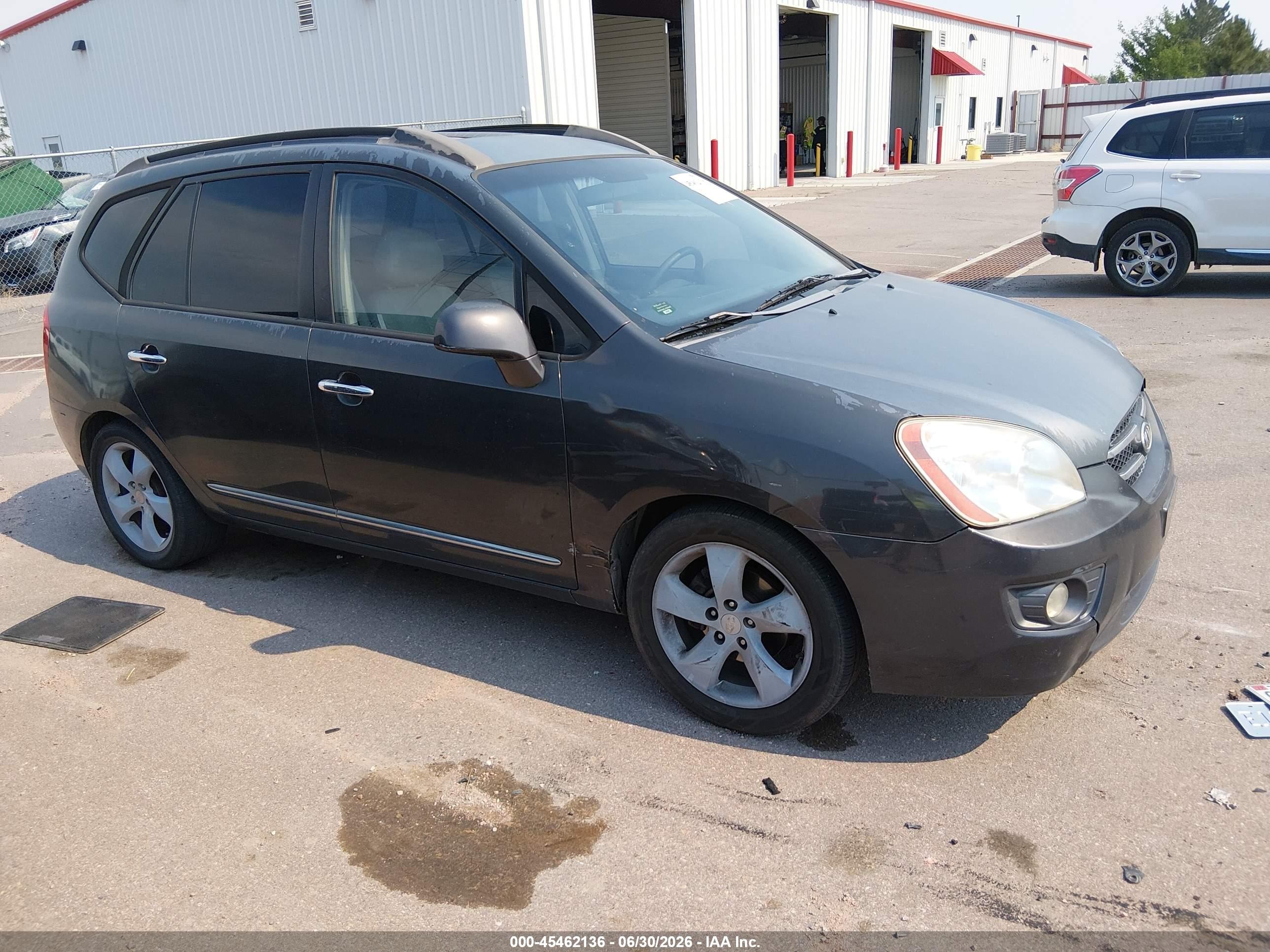 2007 Kia Rondo Ex V6 Gray vin: KNAFG526677104575