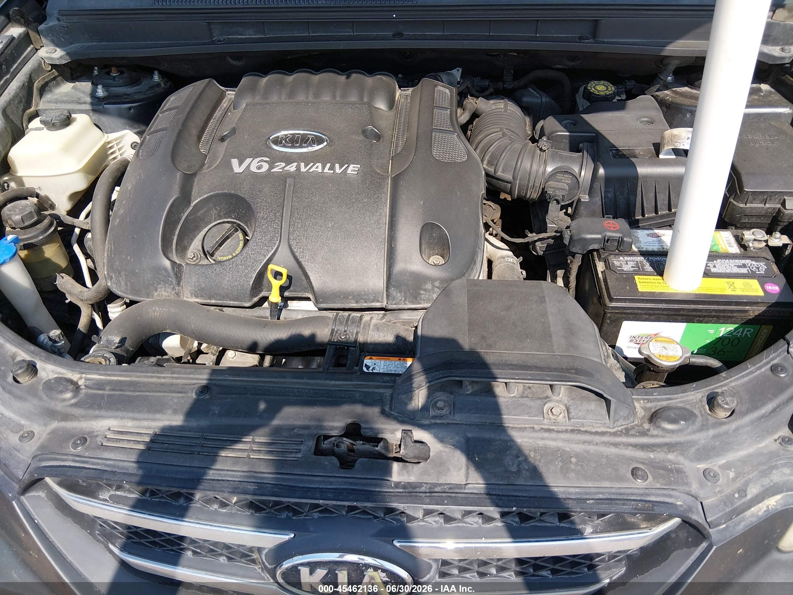 2007 Kia Rondo Ex V6 Gray vin: KNAFG526677104575