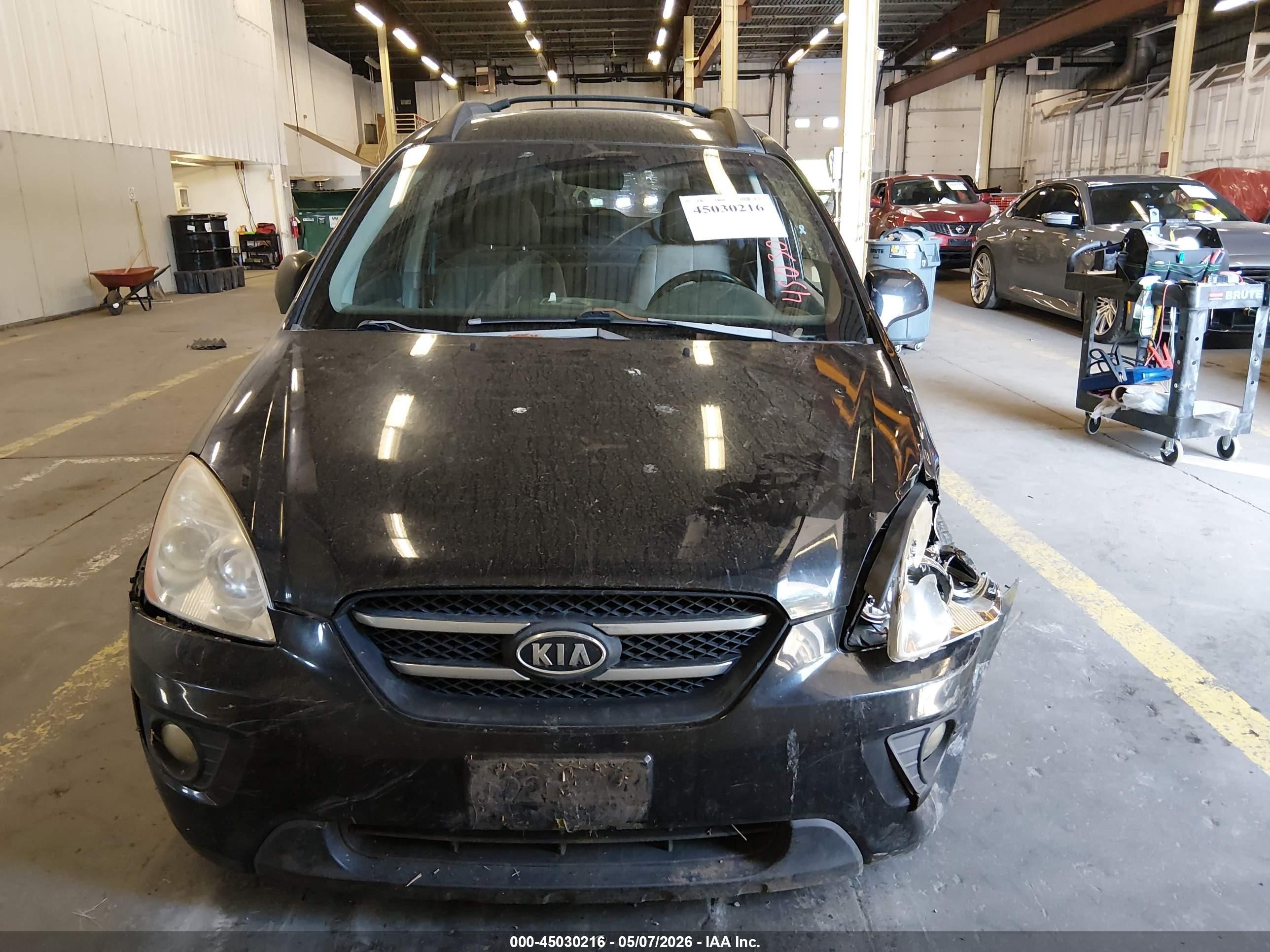 2008 Kia Rondo Ex V6 Black vin: KNAFG526887167209