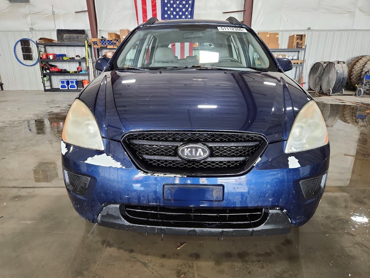 2008 Kia Rondo Lx Blue vin: KNAFG526887182616
