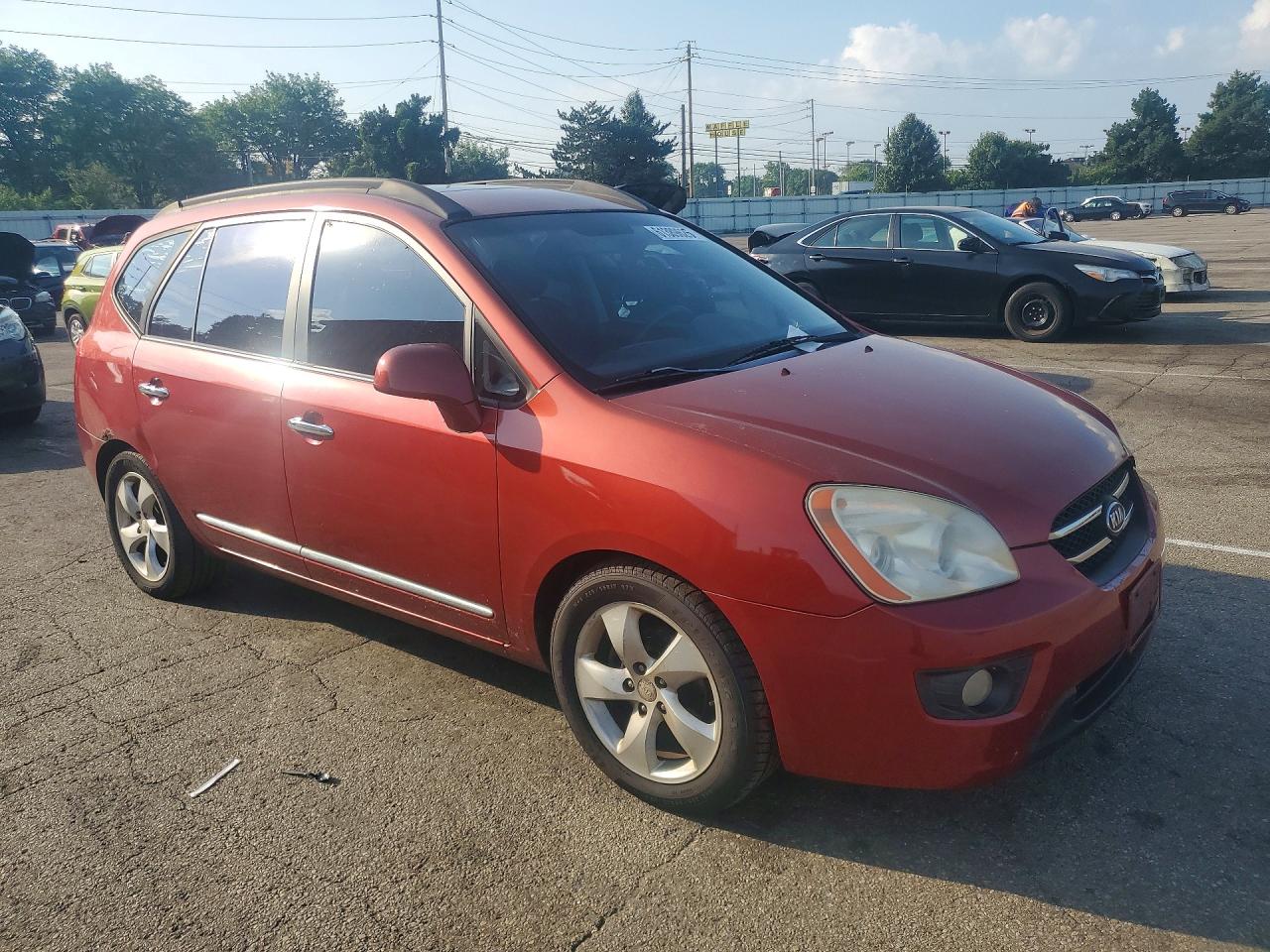 2008 Kia Rondo Lx/ex Red vin: KNAFG526887209698