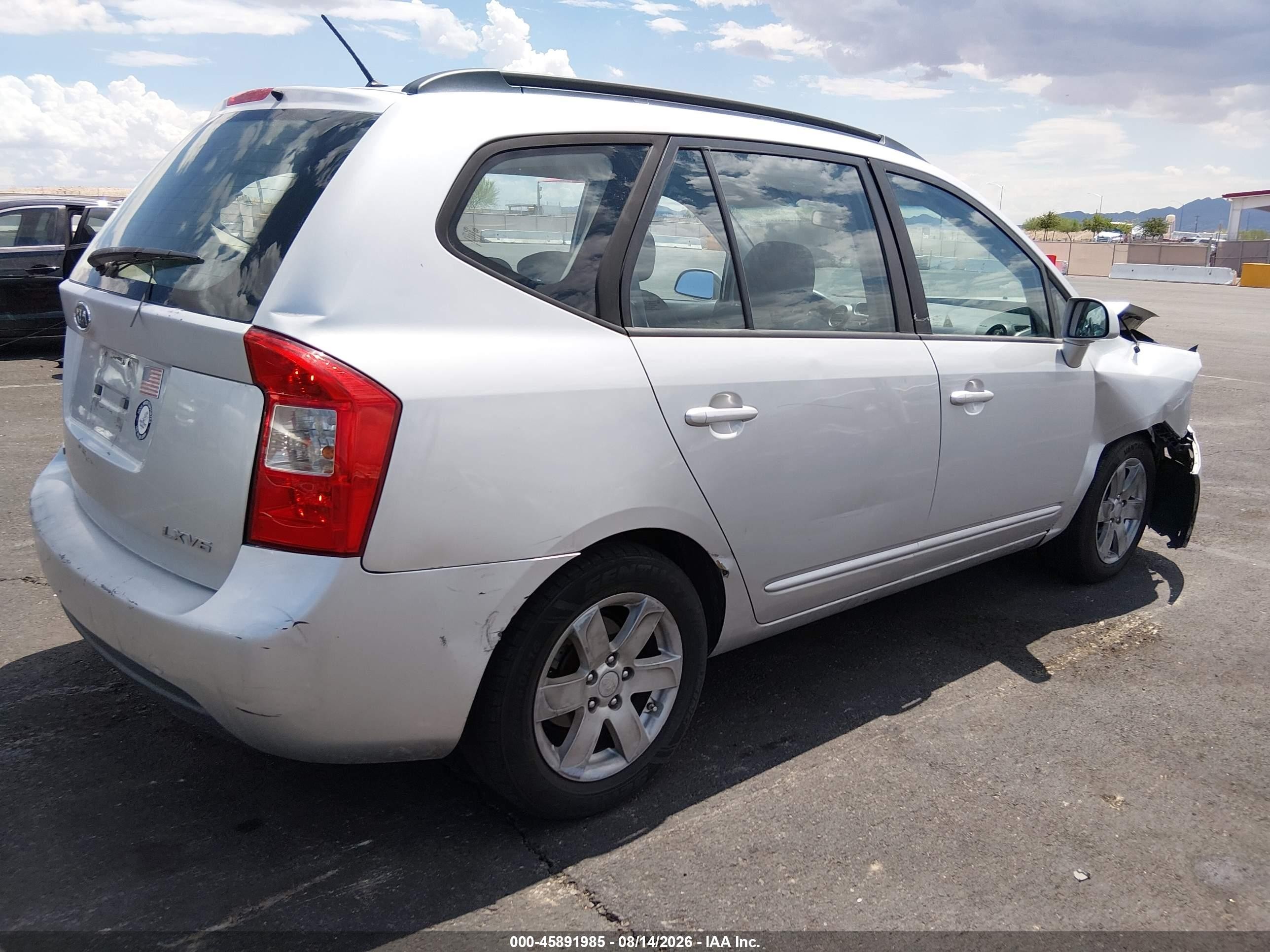 2008 Kia Rondo Lx V6 Серый vin: KNAFG526987136311