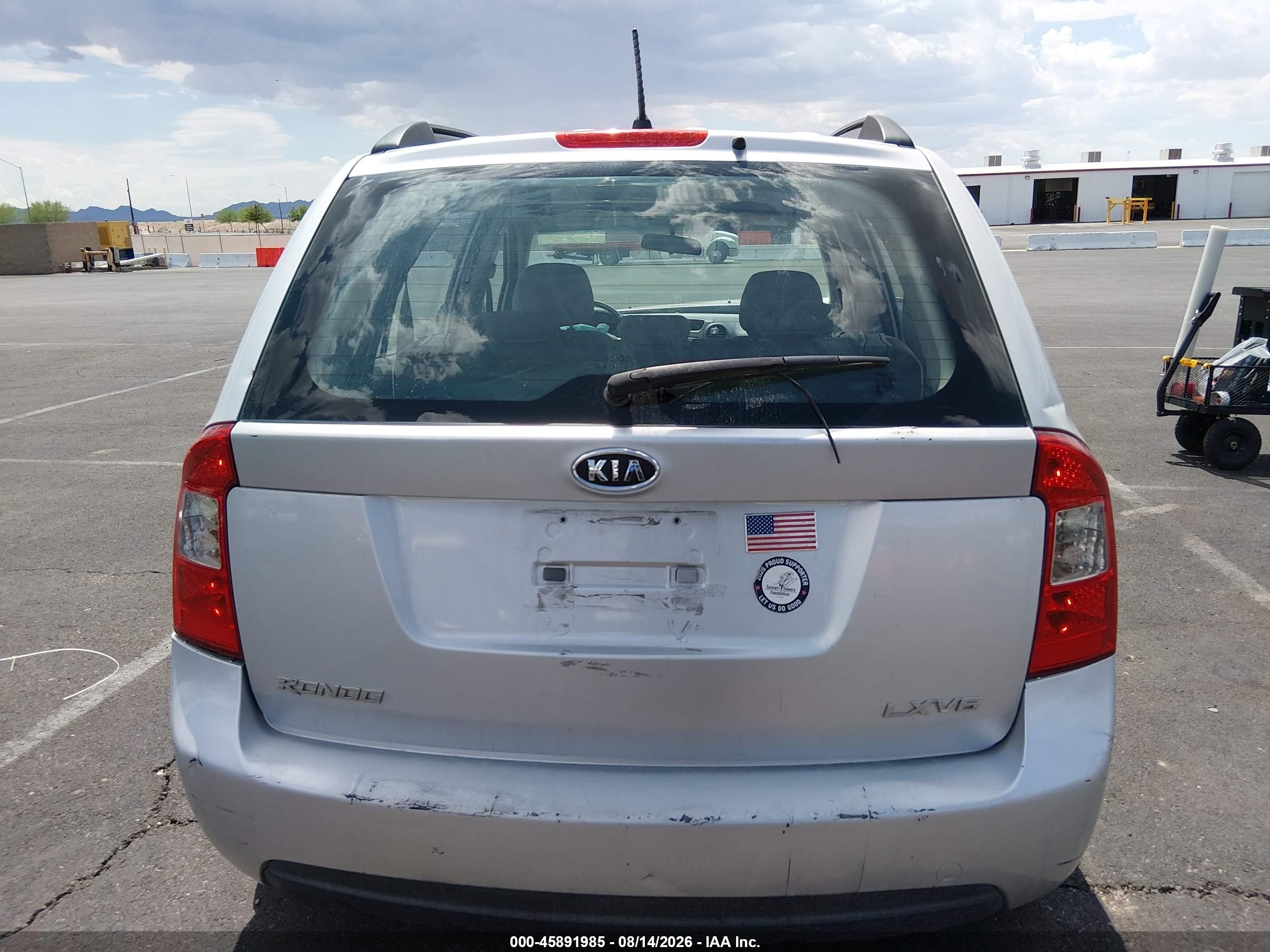 2008 Kia Rondo Lx V6 Серый vin: KNAFG526987136311