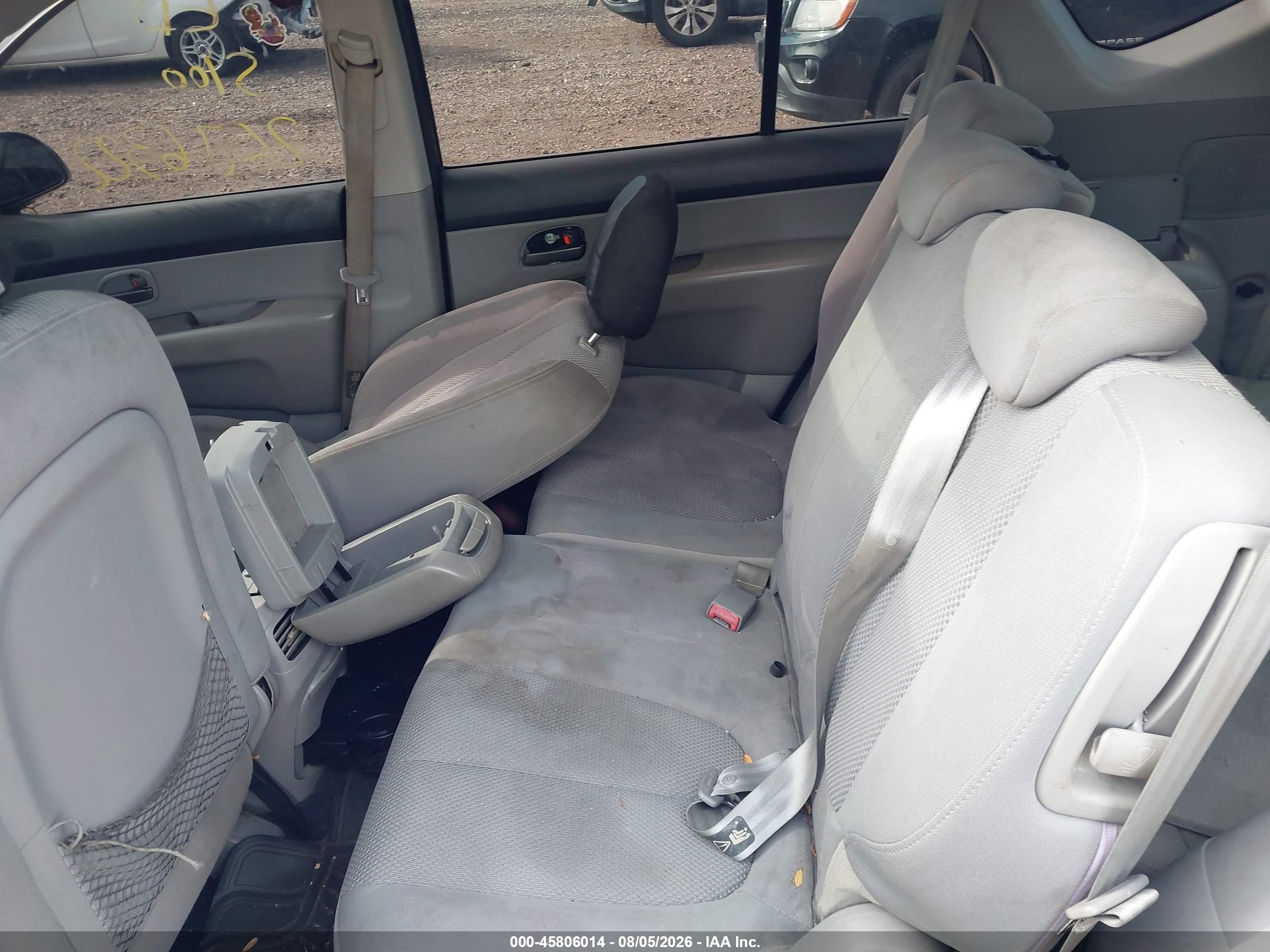 2008 Kia Rondo Ex V6 Gray vin: KNAFG526987154419