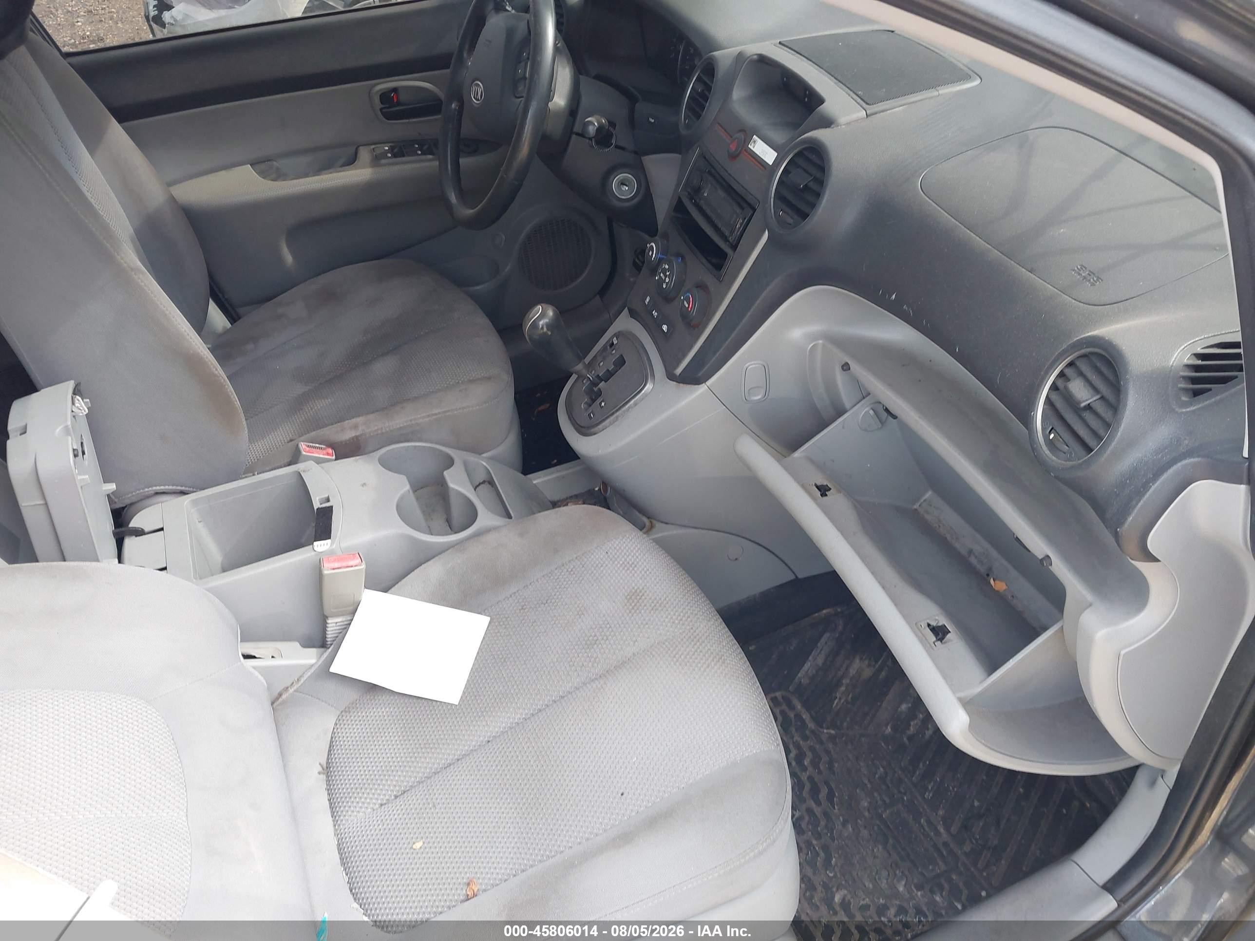 2008 Kia Rondo Ex V6 Gray vin: KNAFG526987154419