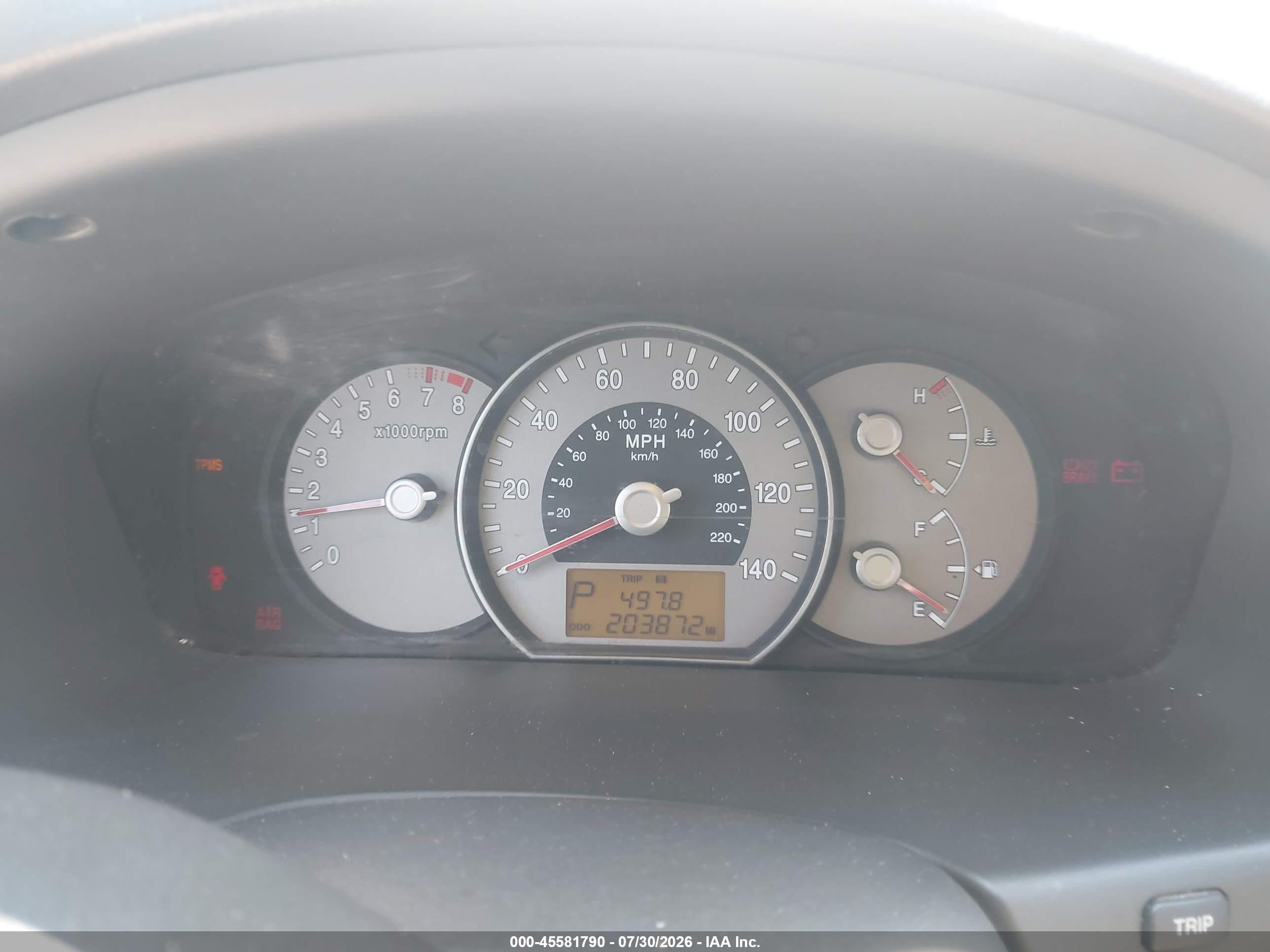 2007 Kia Rondo Ex V6 Gold vin: KNAFG526X77047815