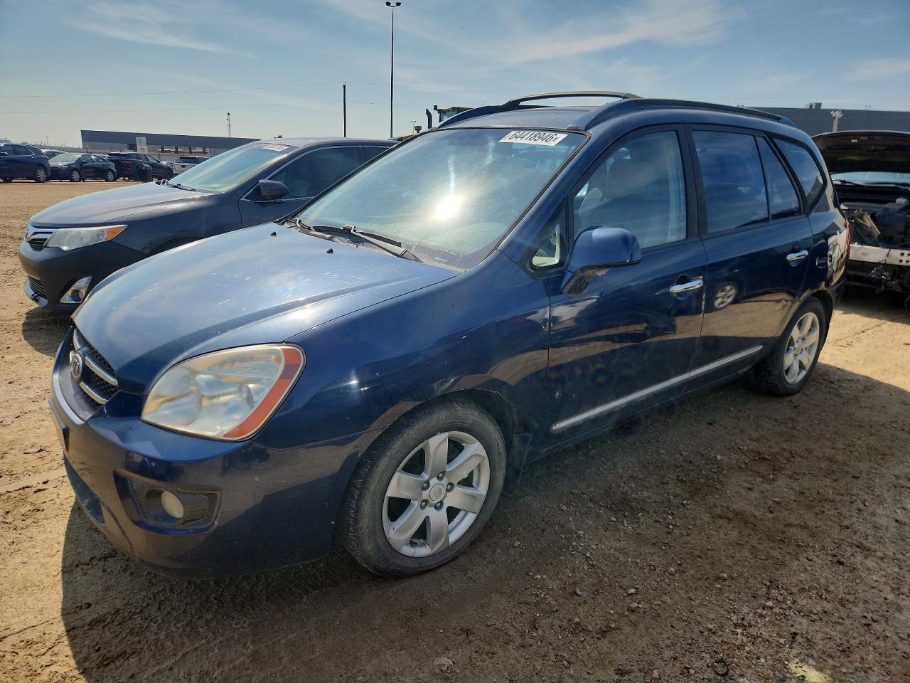 2007 Kia Rondo Lx Blue vin: KNAFG526X77066140