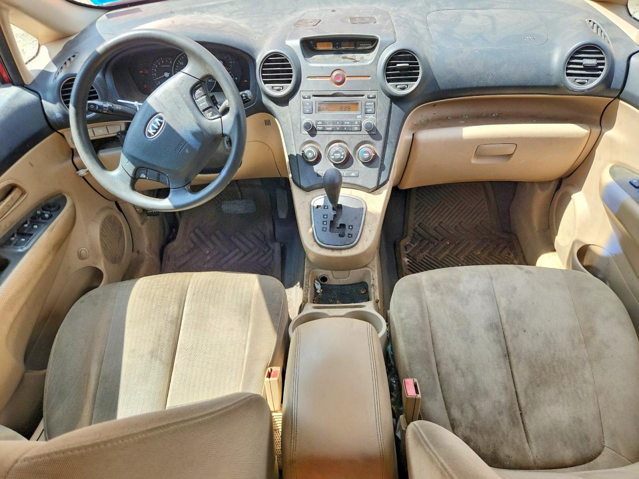 2008 Kia Rondo Lx Red vin: KNAFG526X87149231